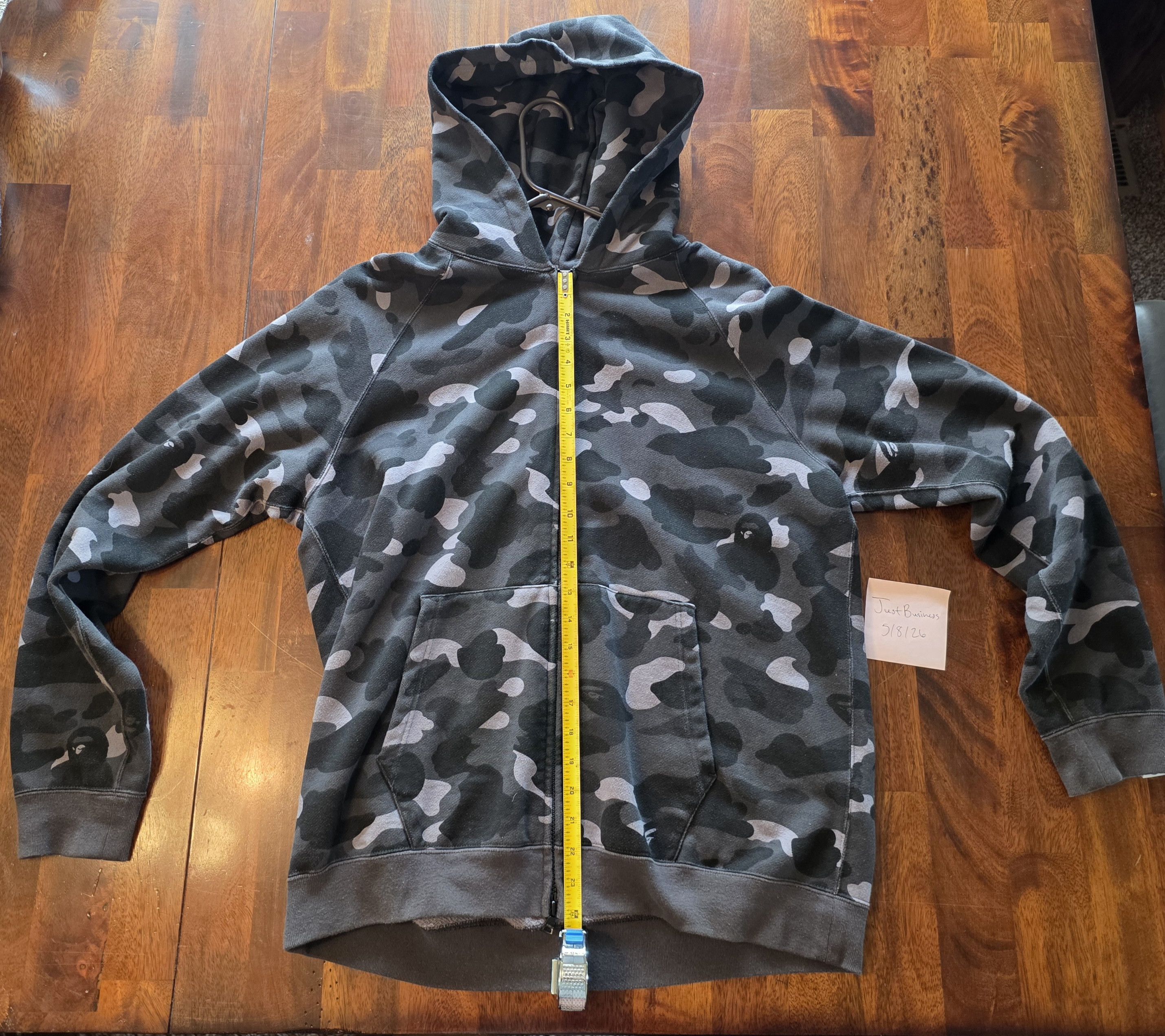 Bape Bape Pirate Store Black Camo Zip-Up Hoodie Size US L / EU 52-54 / 3 - 4 Thumbnail
