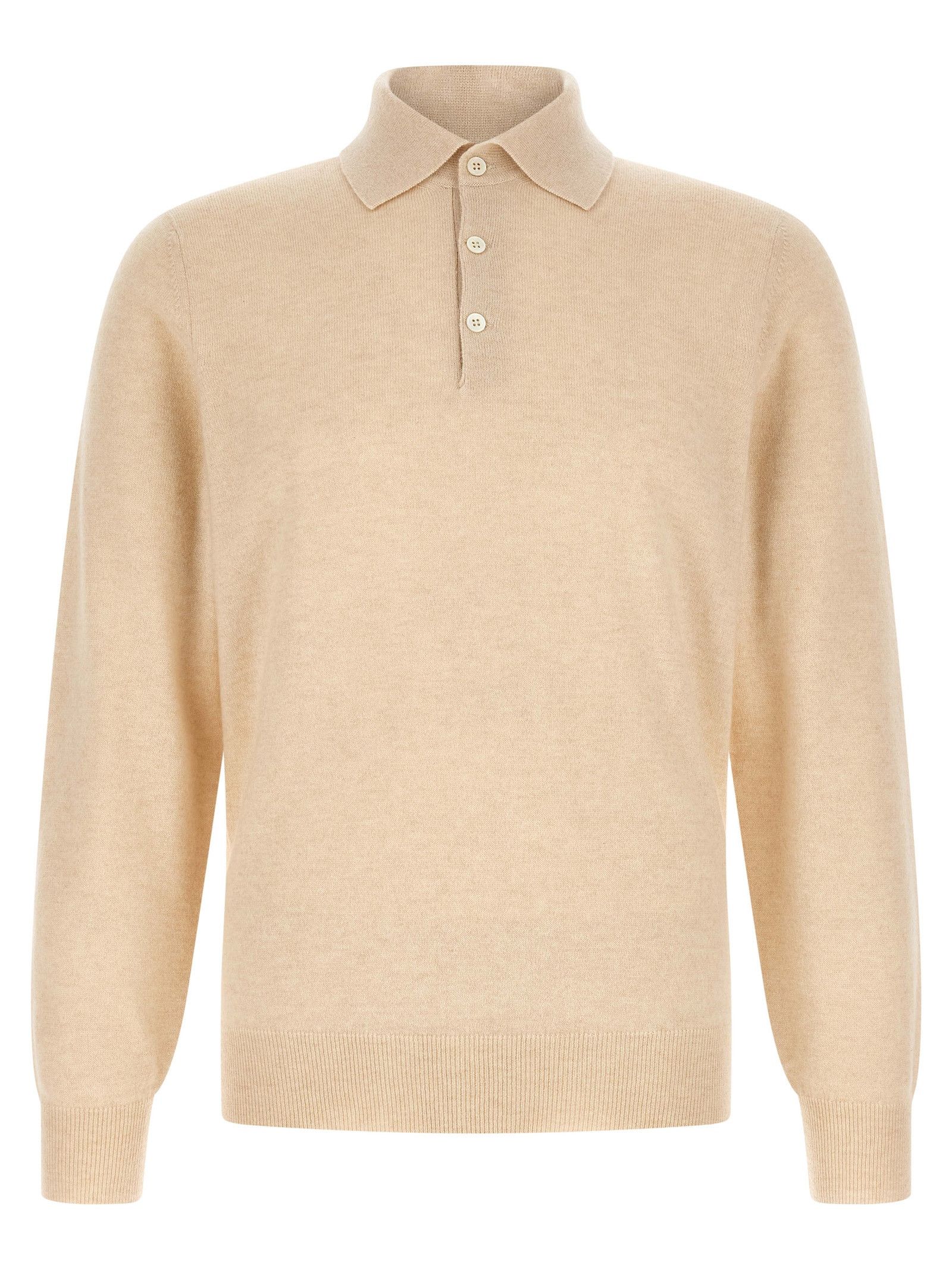 Brunello Cucinelli Cashmere Knit Polo Shirt Size US L / EU 52-54 / 3 - 1 Thumbnail