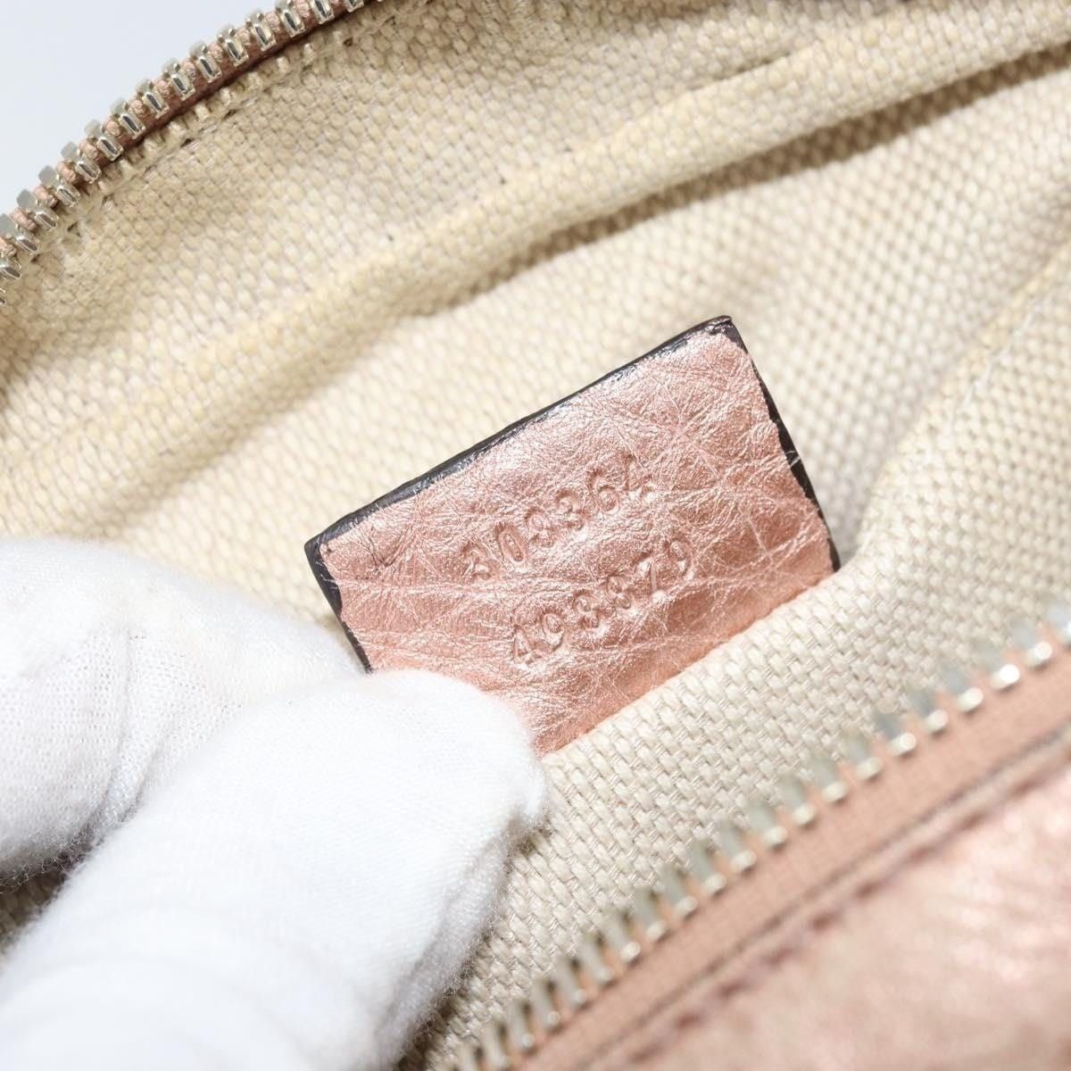 Gucci Gucci Leather Shoulder Bag Pink Size ONE SIZE - 10 Thumbnail