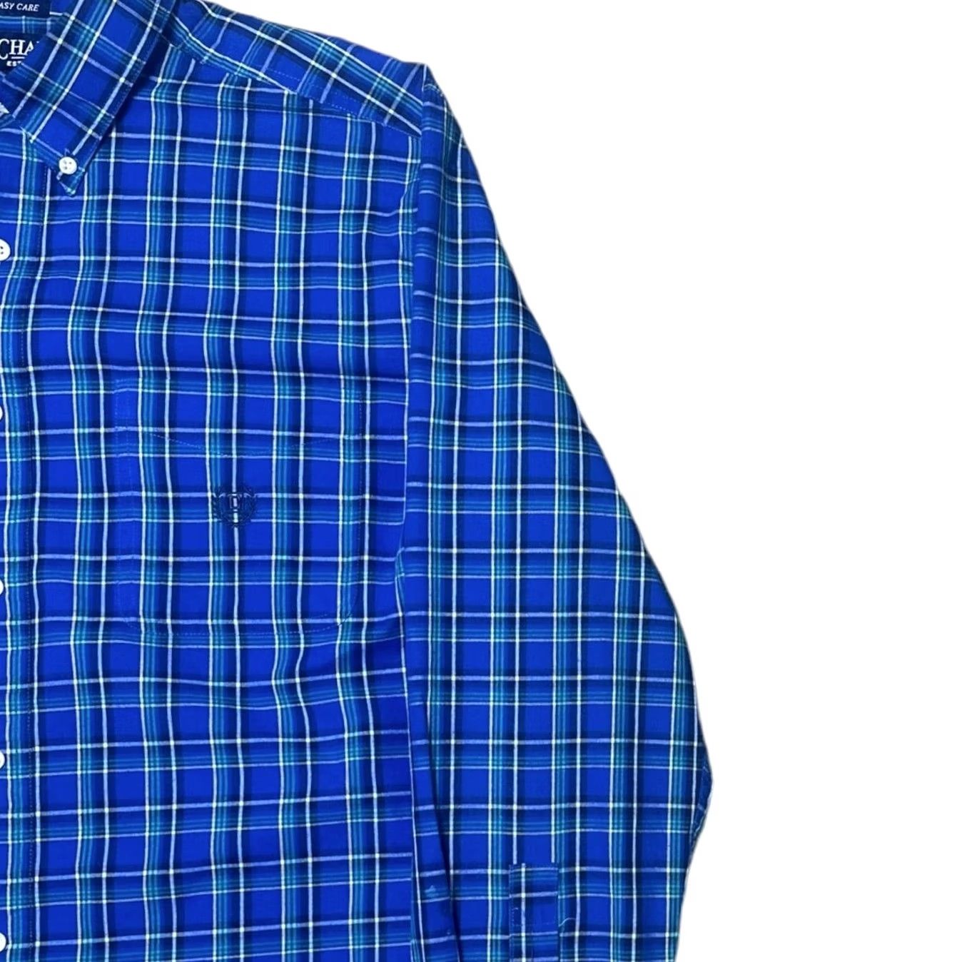 Chaps Chaps Mens Large Blue Plaid Button-Down Long Sleeve Shirt Size US L / EU 52-54 / 3 - 4 Thumbnail