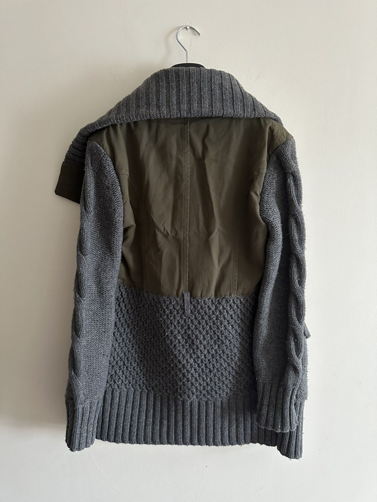Alexander McQueen Alexander McQueen knitted coat high neck jacket military Size S / US 4 / IT 40 - 5 Thumbnail