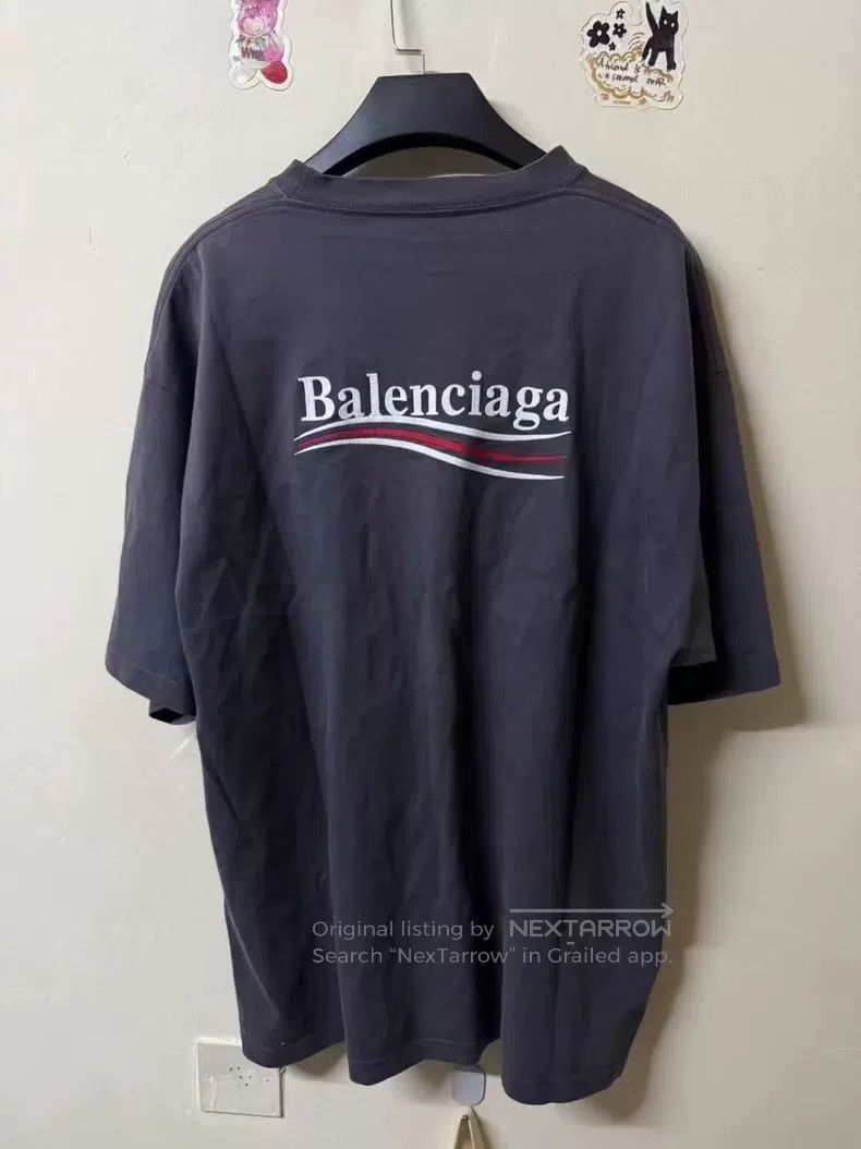 Balenciaga Balenciaga Smoke grey Coca-Cola wave embroidery logo short Size US S / EU 44-46 / 1 - 7 Thumbnail