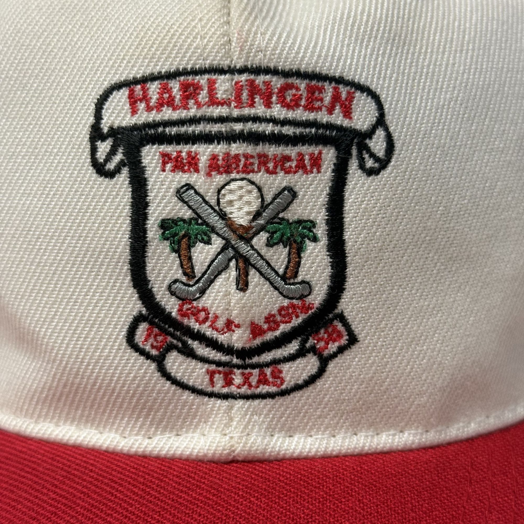 Otto Vtg Otto Cap HARLINGEN Pan American Golf Assn CLUB Texas Cap Size ONE SIZE - 3 Thumbnail