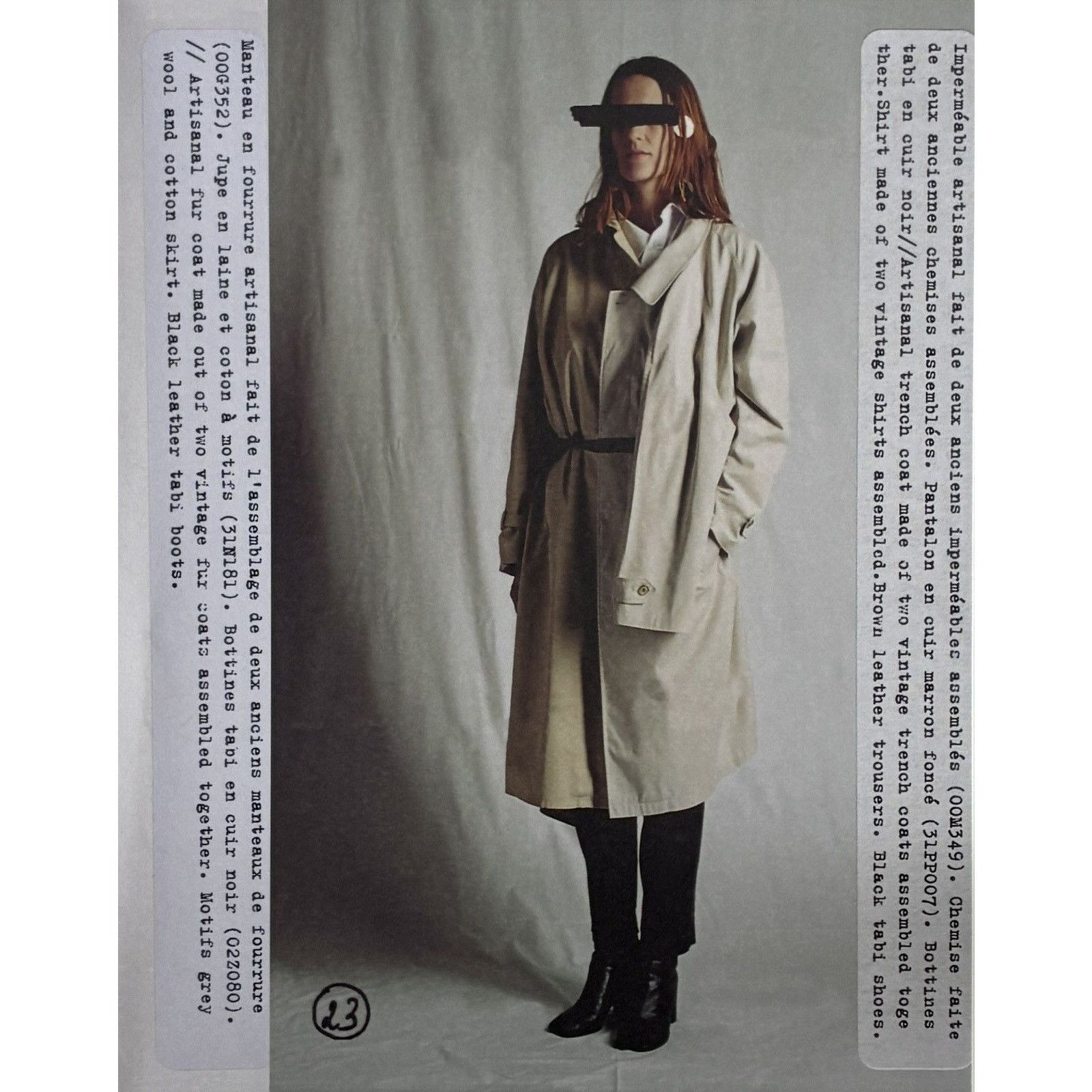 Maison Margiela × Vintage Maison Margiela Archive Fashion photo framed 9x12 Size ONE SIZE - 2 Thumbnail
