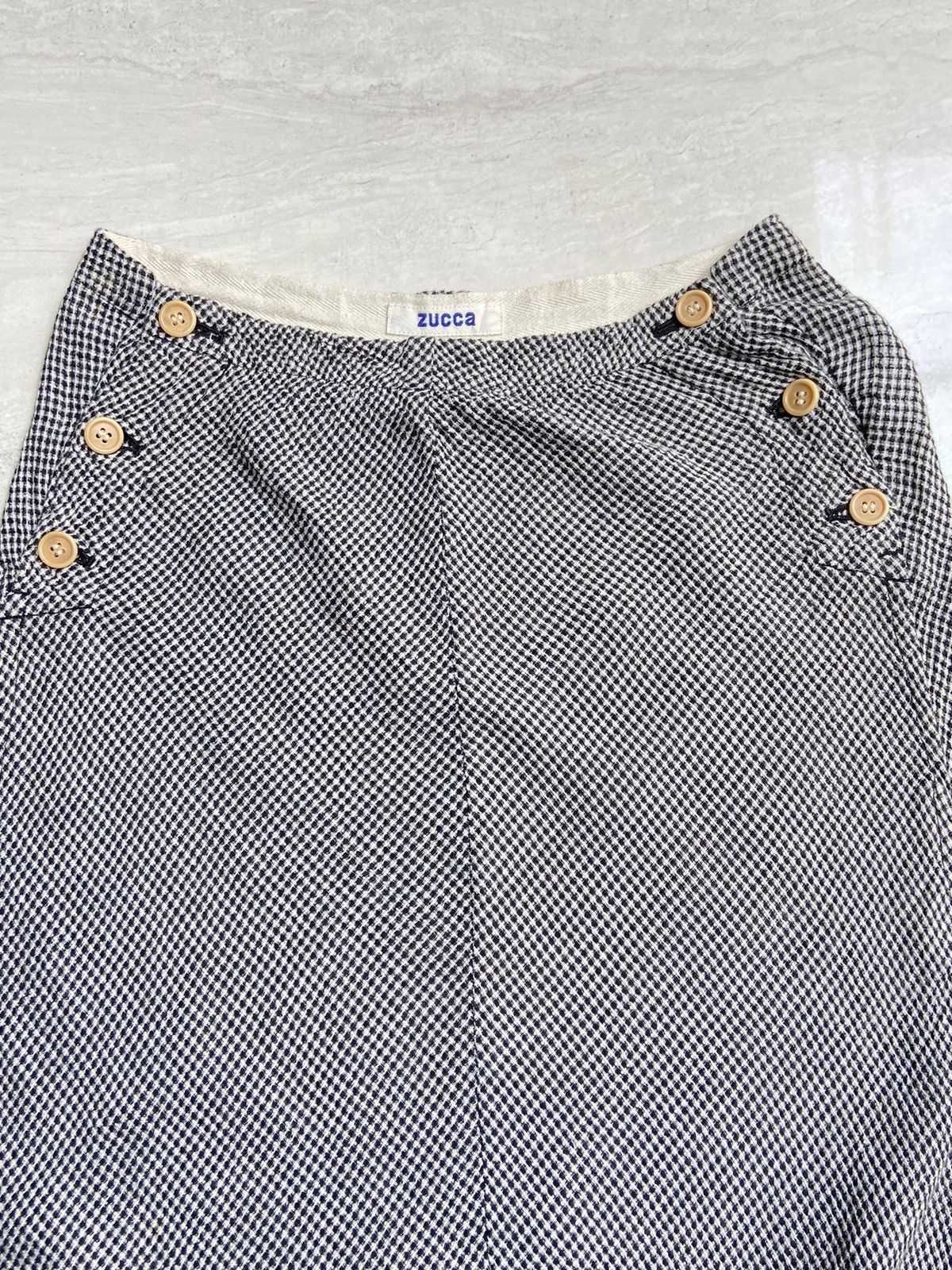 CABANE de ZUCCa × Issey Miyake × Zucca ZUCCA Motive Midi Skirt Size 22" - 4 Thumbnail
