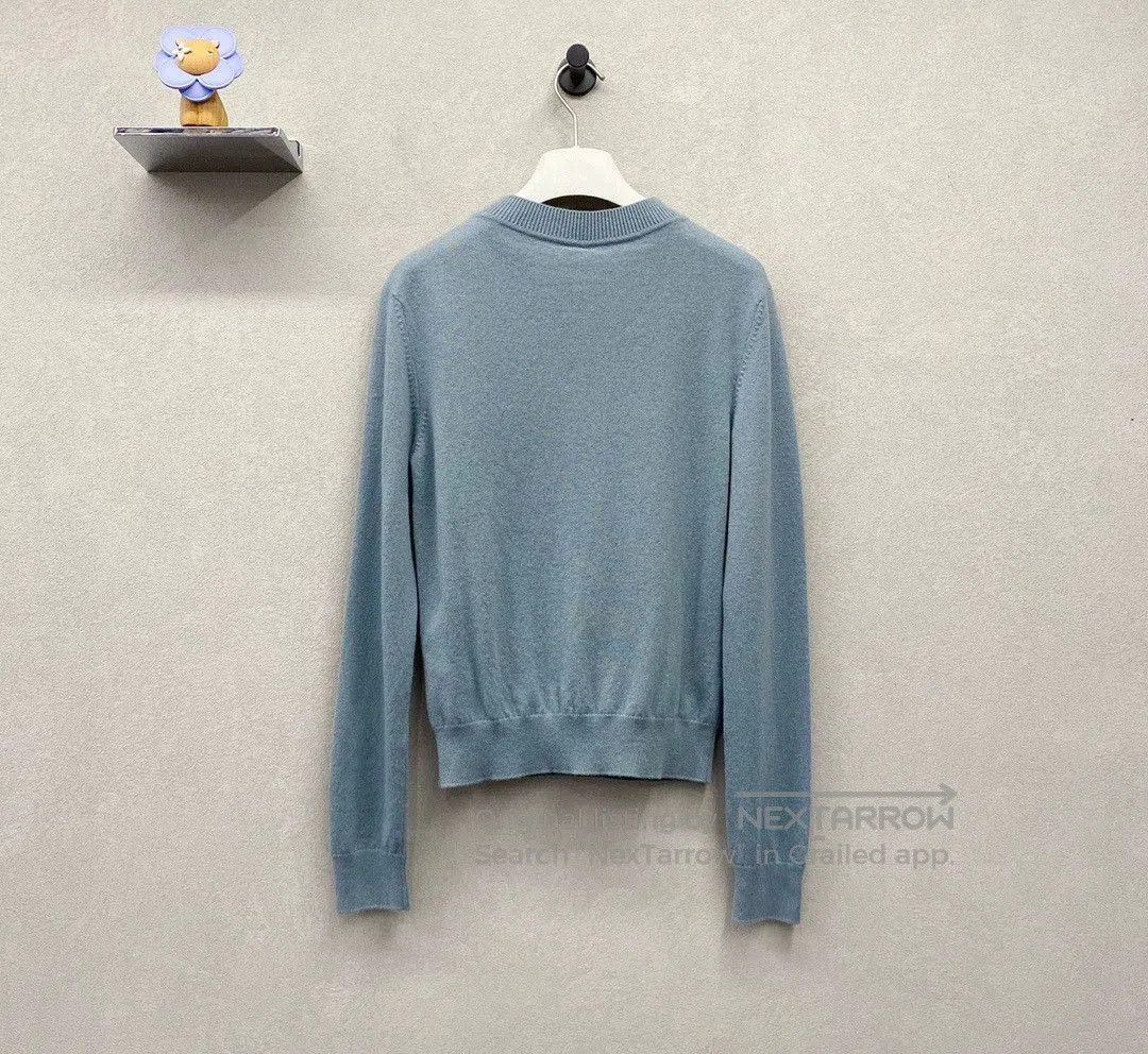 Hermes Hermes Blue Knit Sweater Size 38. Size US S / EU 44-46 / 1 - 3 Thumbnail