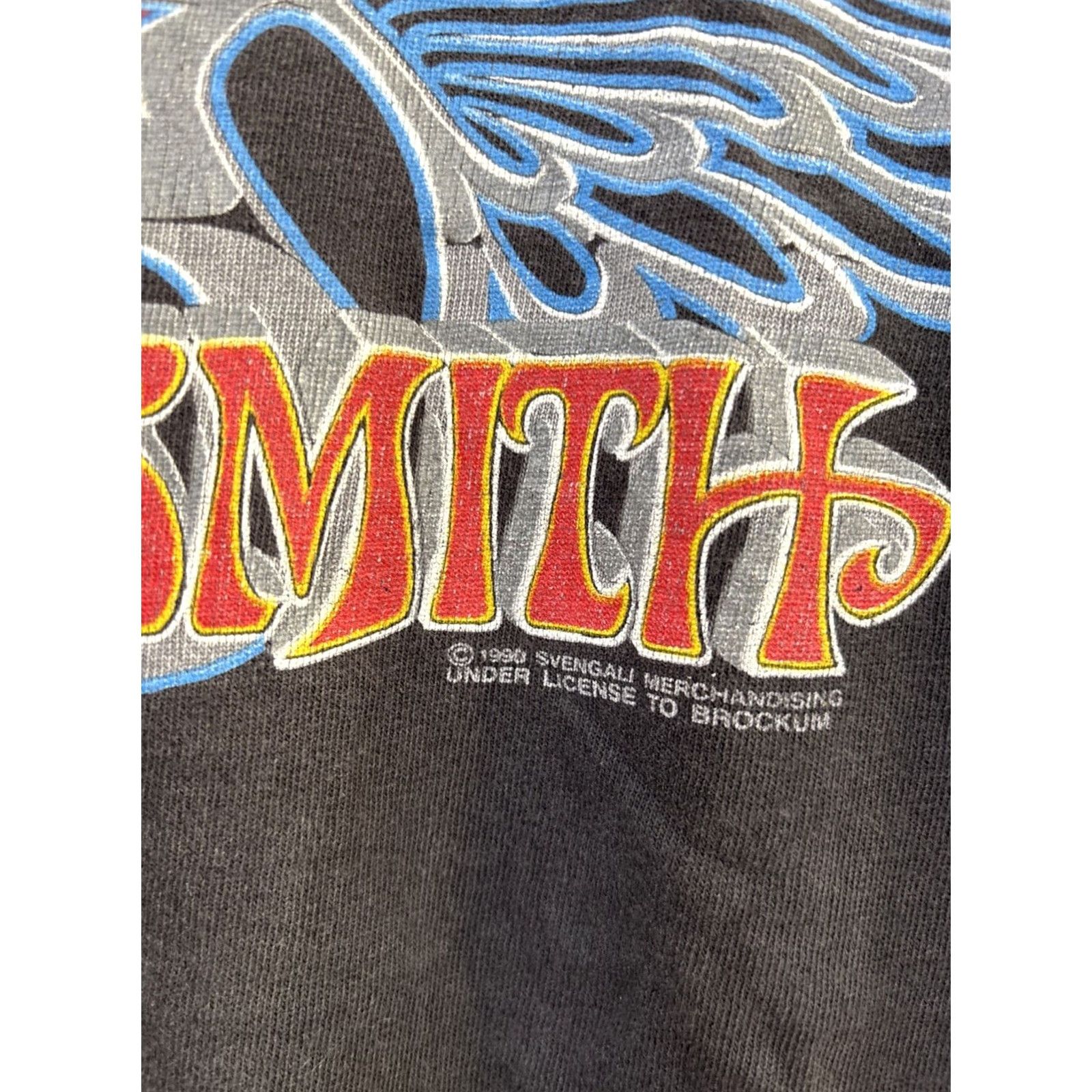 Aerosmith VINTAGE Aerosmith Brockum Graphic Band Tank Top Shirt Mens L Black Crew Neck Sleeveless 1990s Size US L / EU 52-54 / 3 - 3 Thumbnail