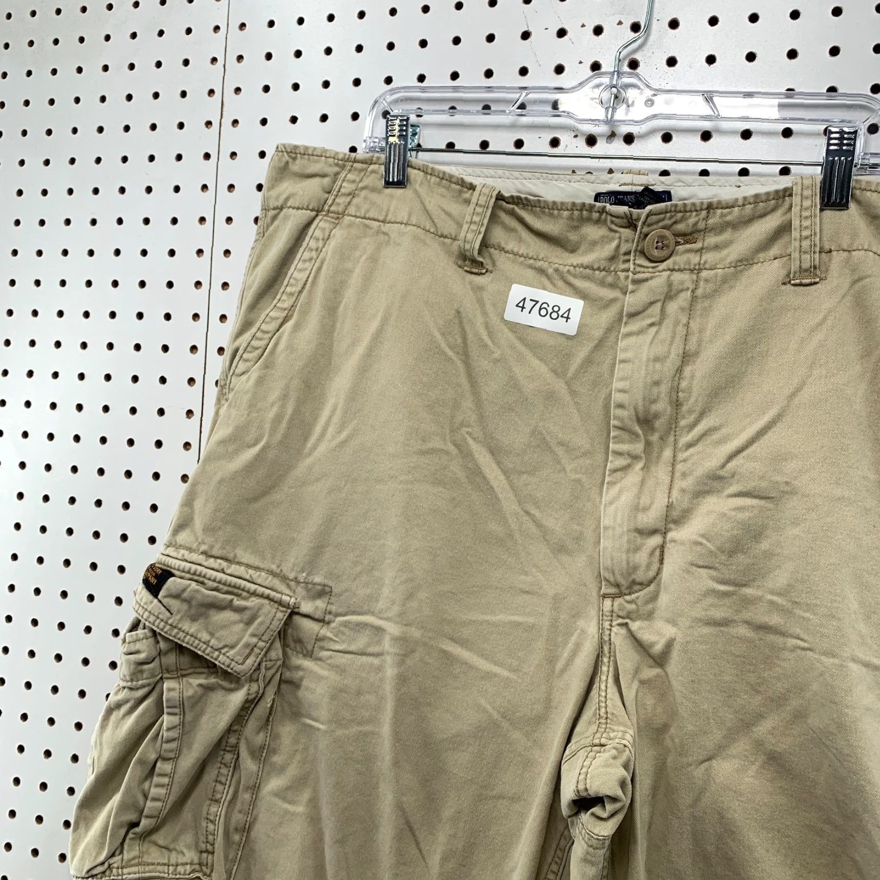 Polo Ralph Lauren VINTAGE Polo Ralph Lauren Military Cargo Shorts Mens 40 44x12 Khaki Utility Baggy Size US L / EU 52-54 / 3 - 7 Thumbnail