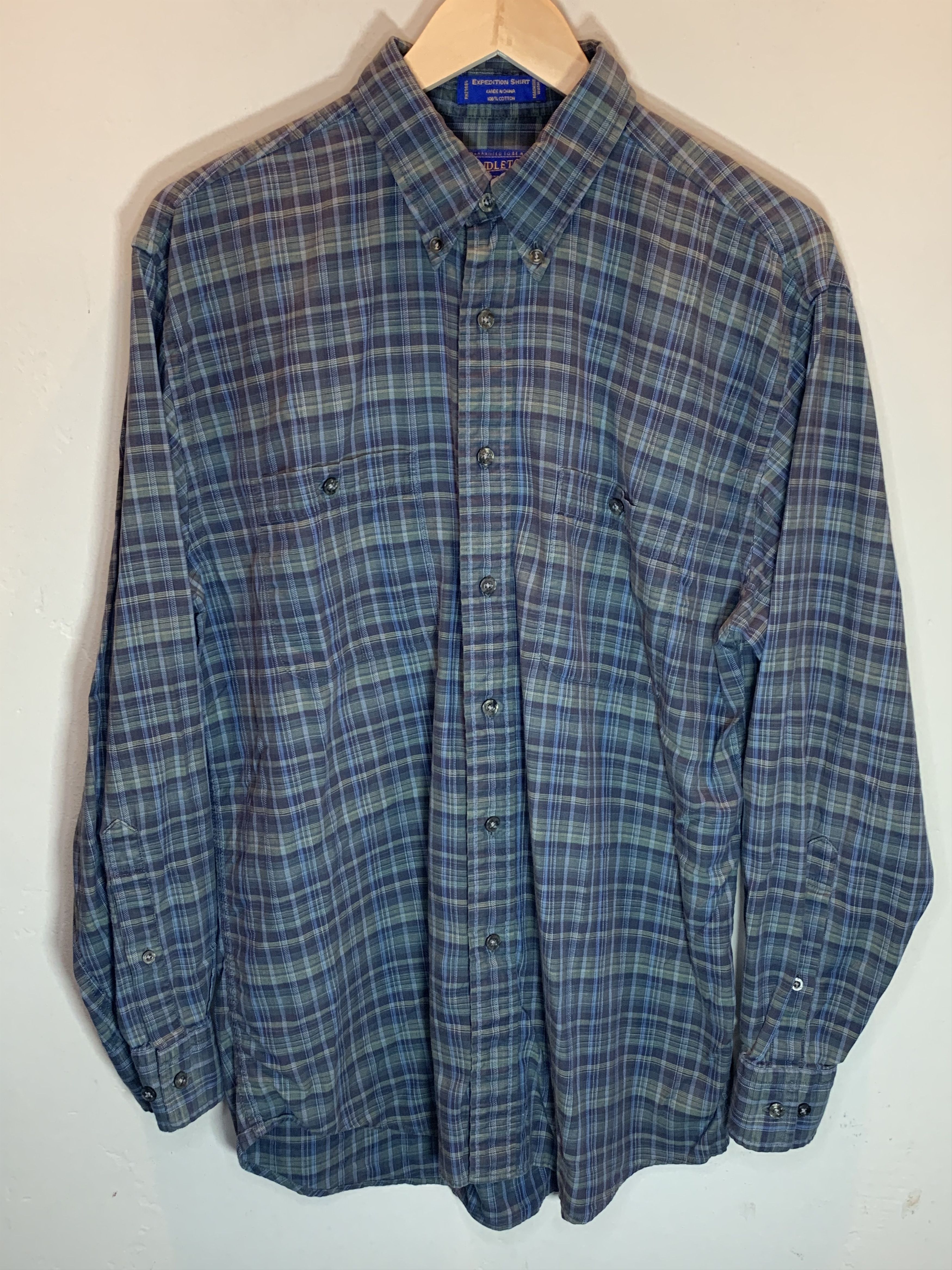 Pendleton *RARE* Vintage Pendleton Expedition Plaid Button Shirt Size US M / EU 48-50 / 2 - 1 Thumbnail