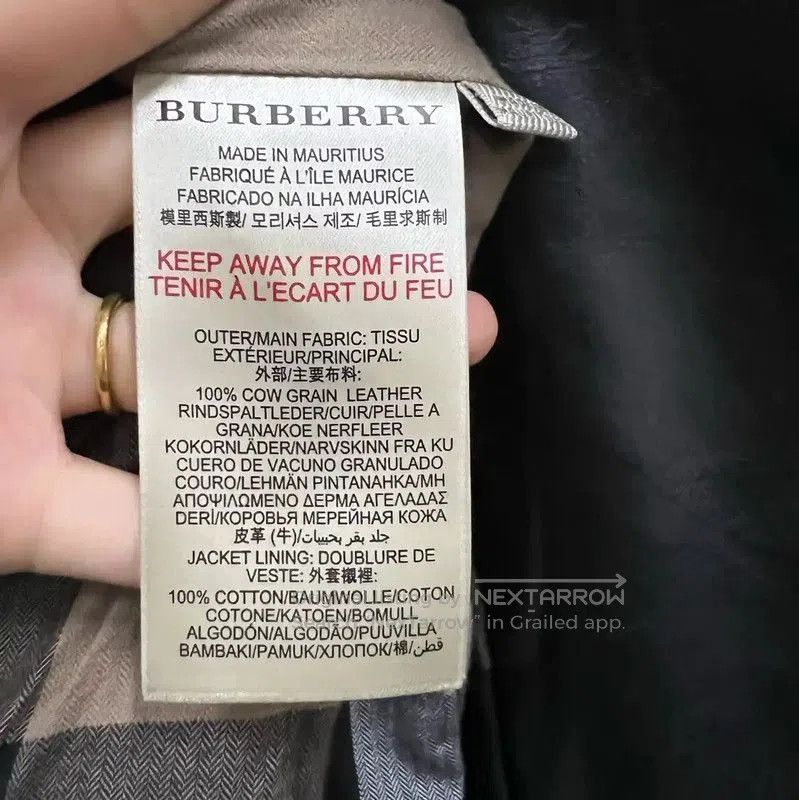 Burberry Burberry Black Cotton Women's Jacket for Spring/Fall. Size XXS / US 00 / IT 34 - 3 Thumbnail