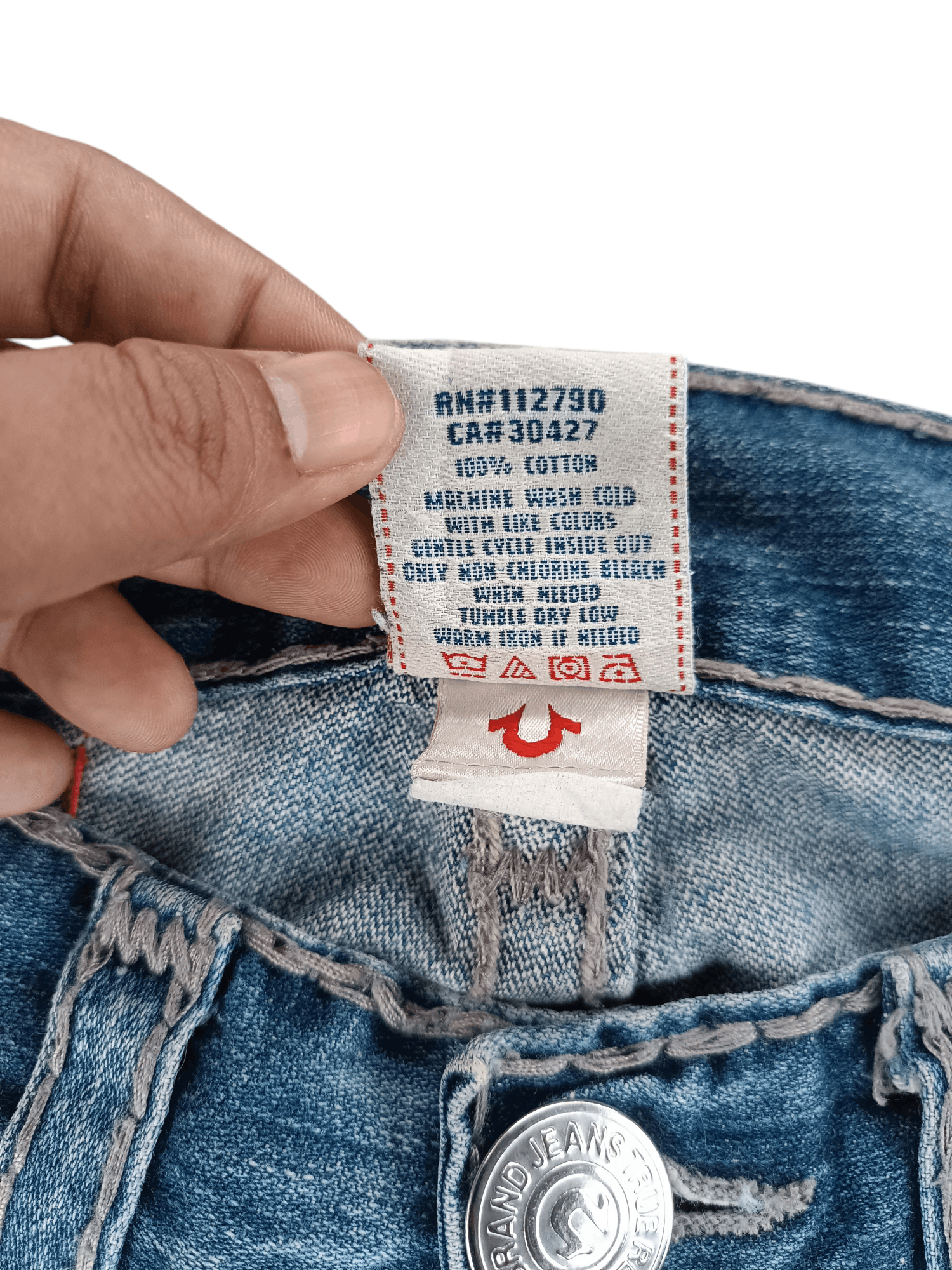 True Religion Bobby Super T Distressed Jeans