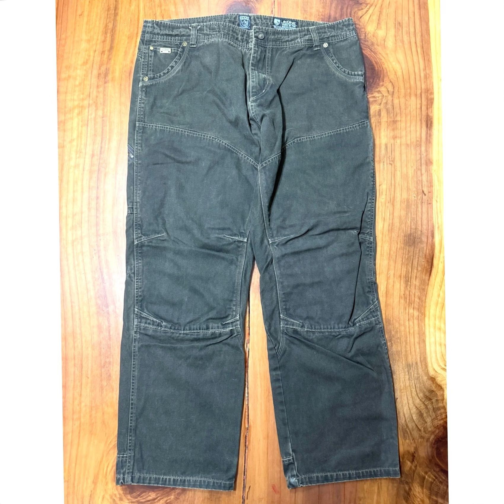 Denime Kuhl RYDR Pants Men's 42 x 32 Cotton Denim Brown Outdoor Hiking The Law WW9 Size US 42 / EU 58 - 2 Thumbnail