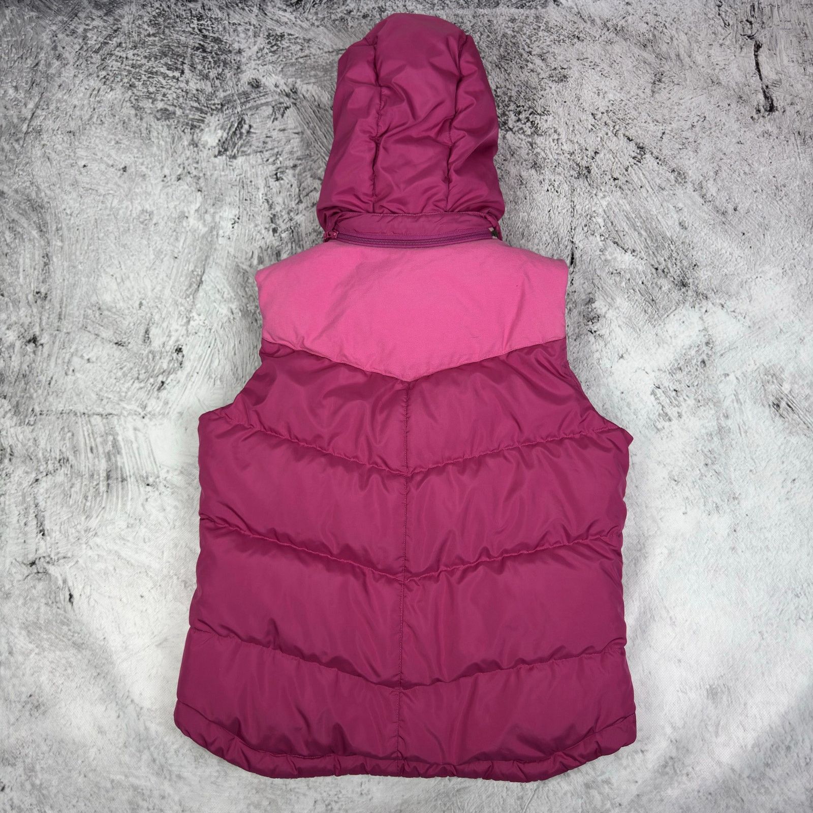 Nike Nike Women's Pink Hooded Outdoor Full Zip Puffer Vest Medium Size M / US 6-8 / IT 42-44 - 9 Thumbnail