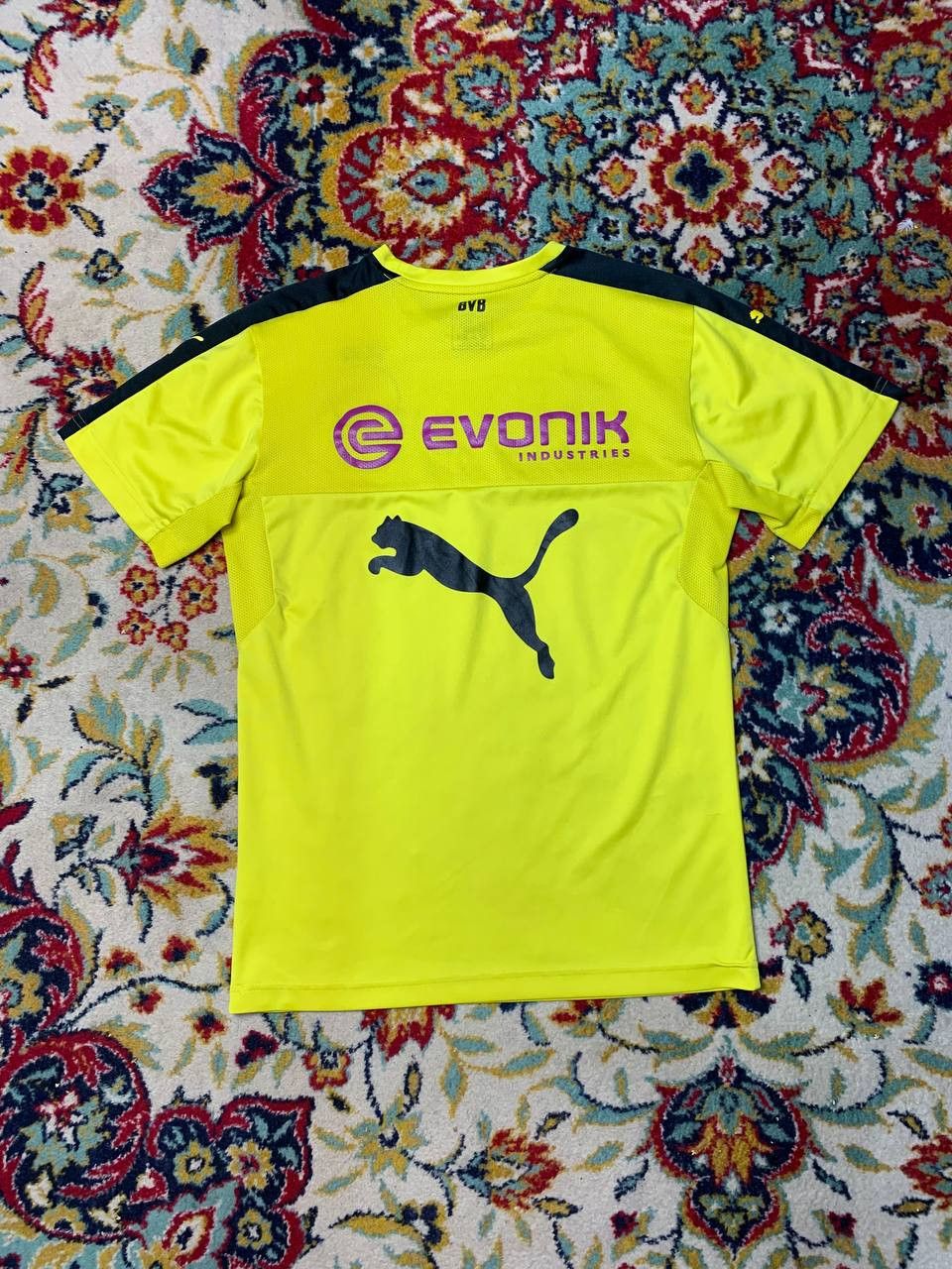 Puma BORUSSIA DORTMUND 2016 2017 HOME FOOTBALL SHIRT JERSEY Size US M / EU 48-50 / 2 - 2 Thumbnail