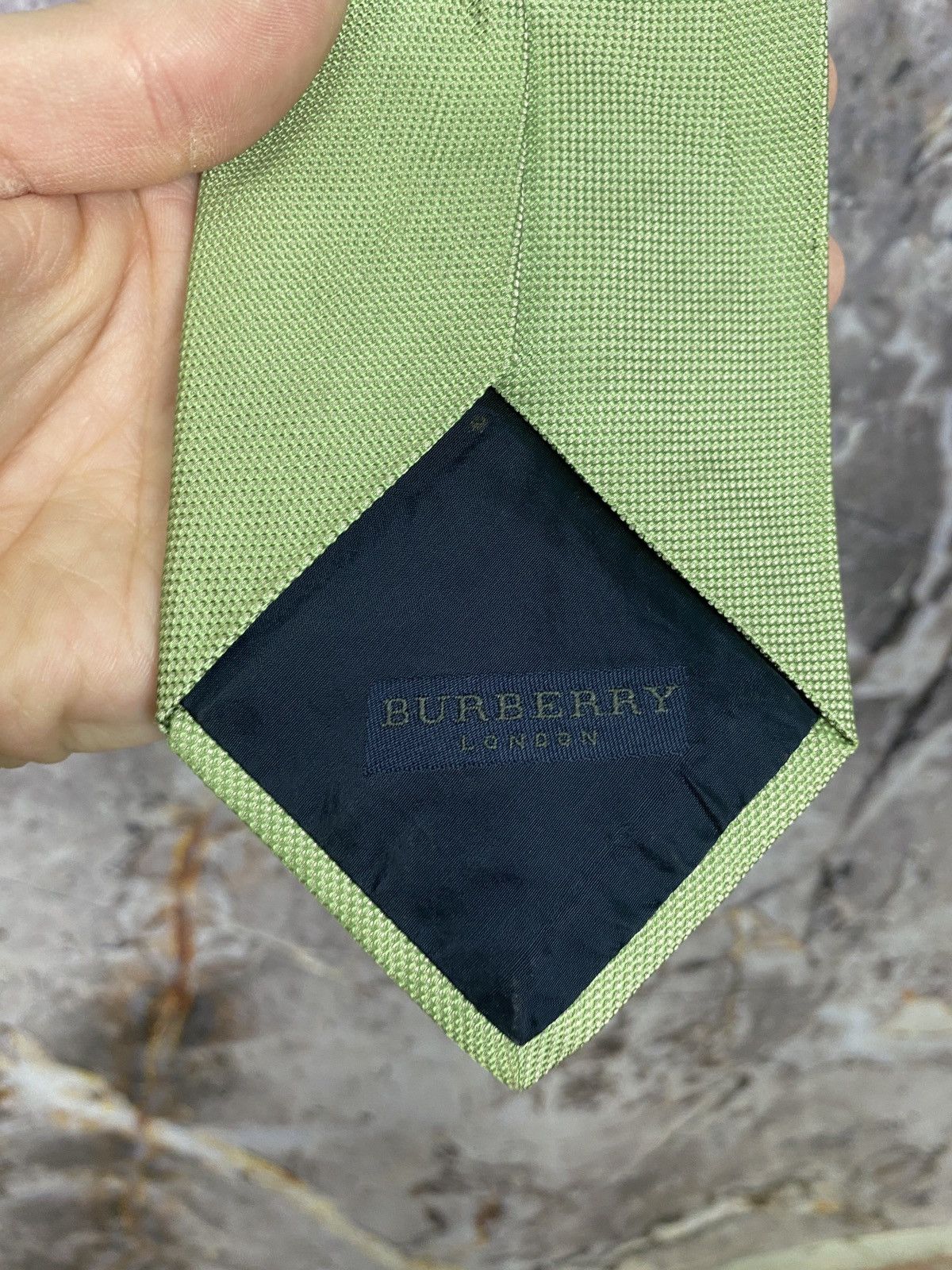 Burberry × Vintage Men’s Burberry London Tie Luxury Classic Size ONE SIZE - 6 Thumbnail