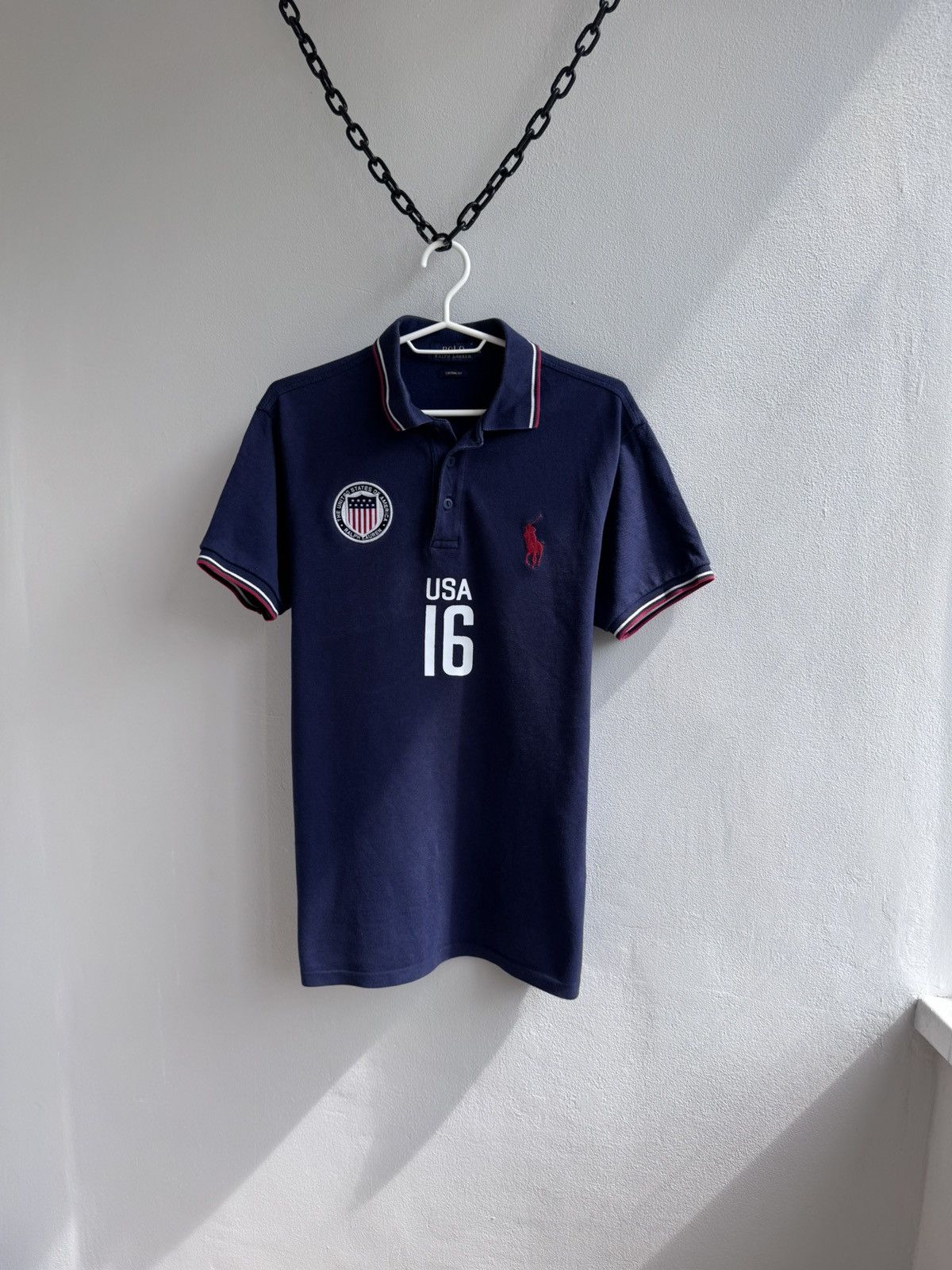 Polo Ralph Lauren Polo Ralph Lauren Big Pony USA Rugby Shirt #16 Chief Keef Size US M / EU 48-50 / 2 - 1 Thumbnail