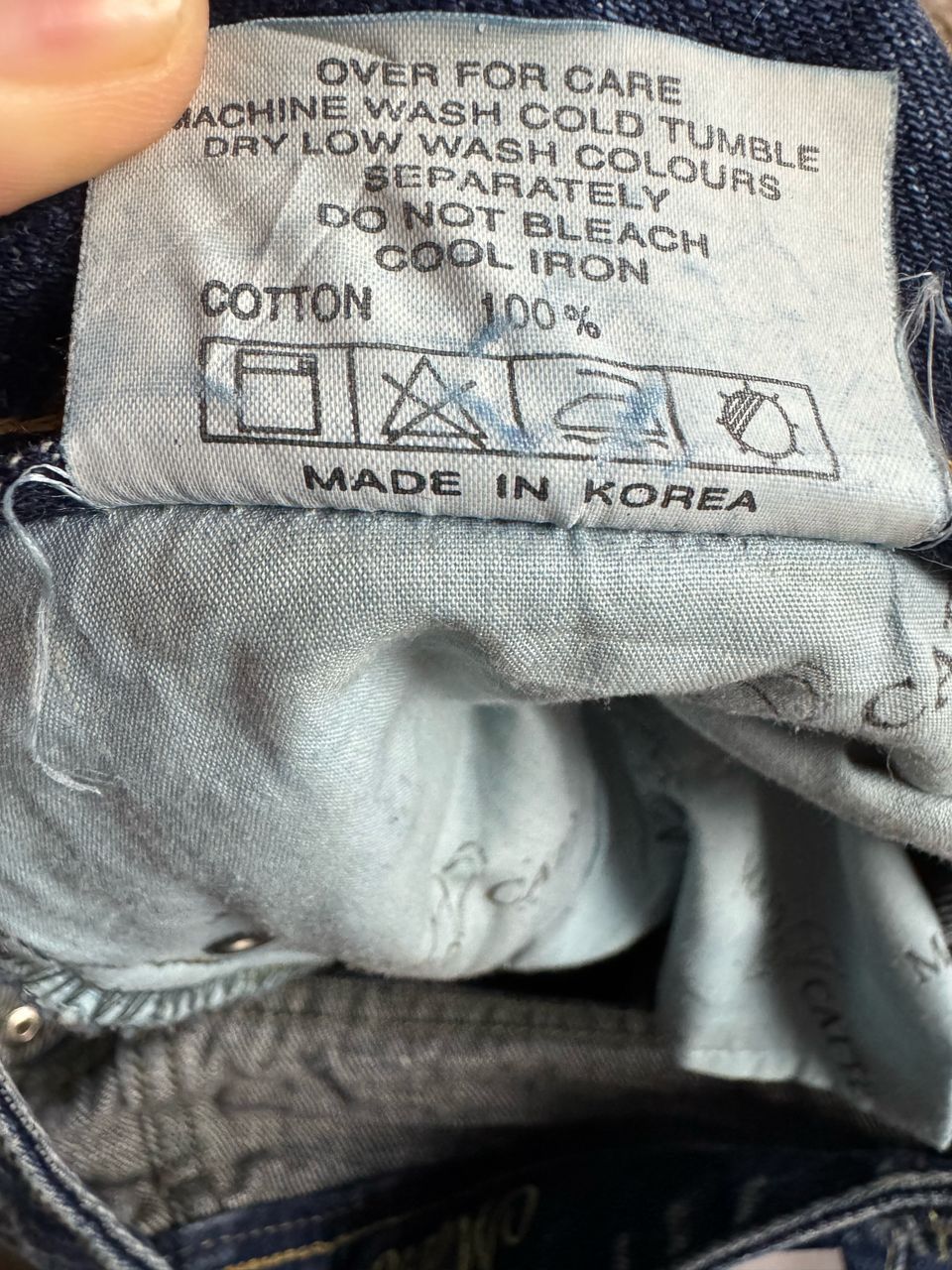 Japanese Brand × Vintage Vintage Maro catte buggy faded streessed denim Size US 29 - 6 Thumbnail