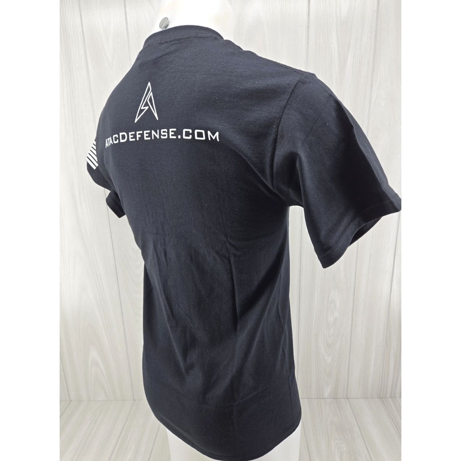 Port & Company Port & Company ATAC Defense Black Shirt Mens Small Short Sleeve T-Shirt Crew Neck Cotton Logo Easy Care Regular Fit Size US S / EU 44-46 / 1 - 6 Thumbnail