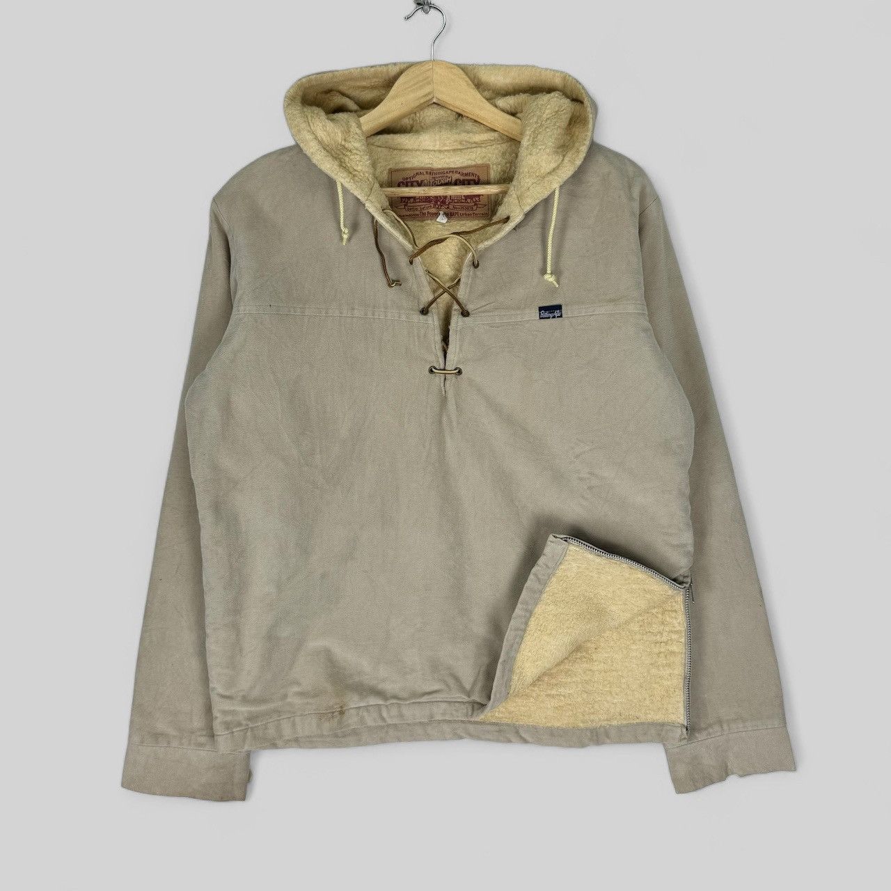 Bape 🌟BATHING APE PULLOVER HOODIE SHEPA JACKET Size L / US 10 / IT 46 - 1 Thumbnail
