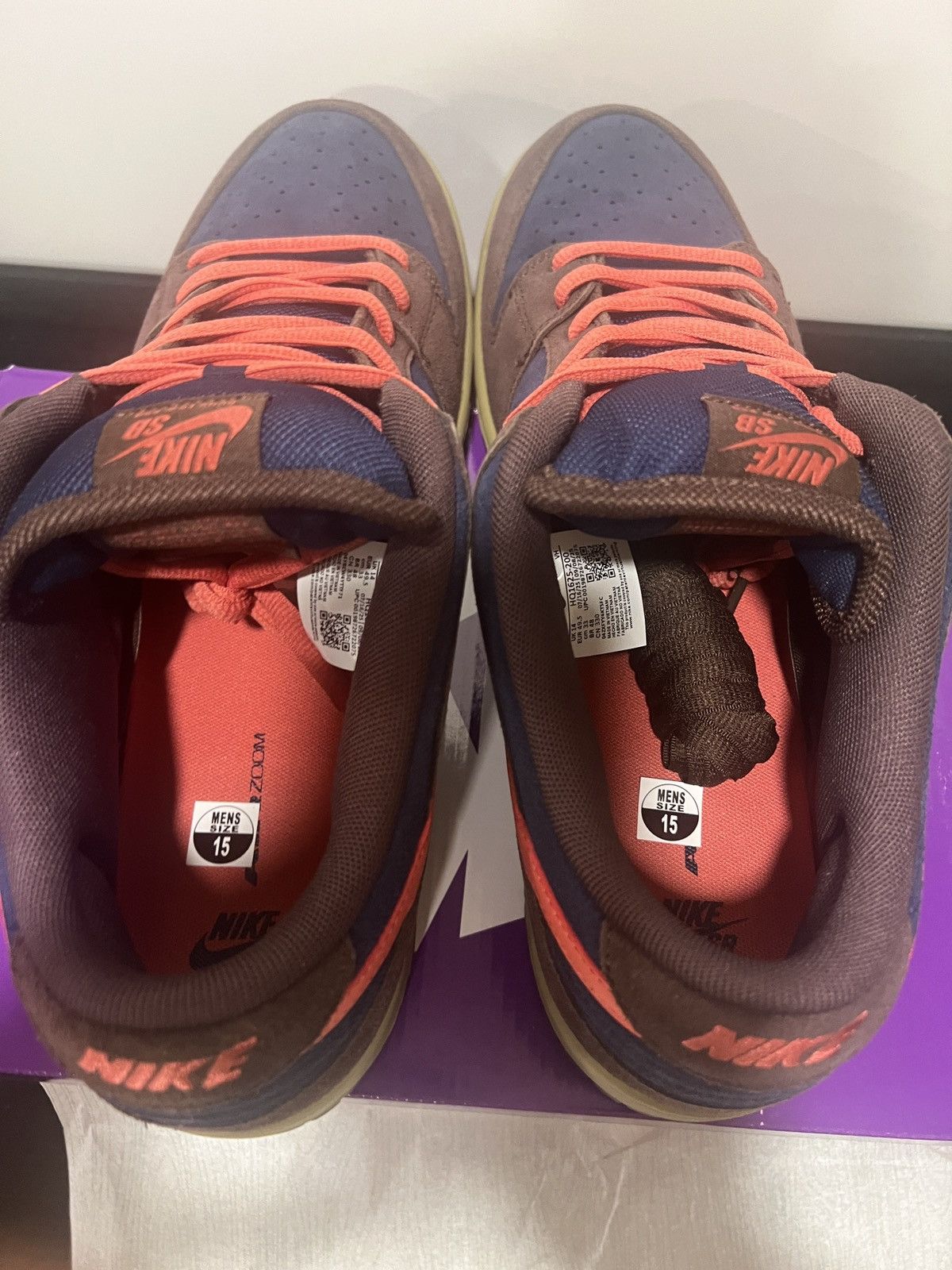 Nike SIZE 15 - Nike SB Dunk Low Pro Baroque Brown Size US 15 / EU 48 - 6 Thumbnail