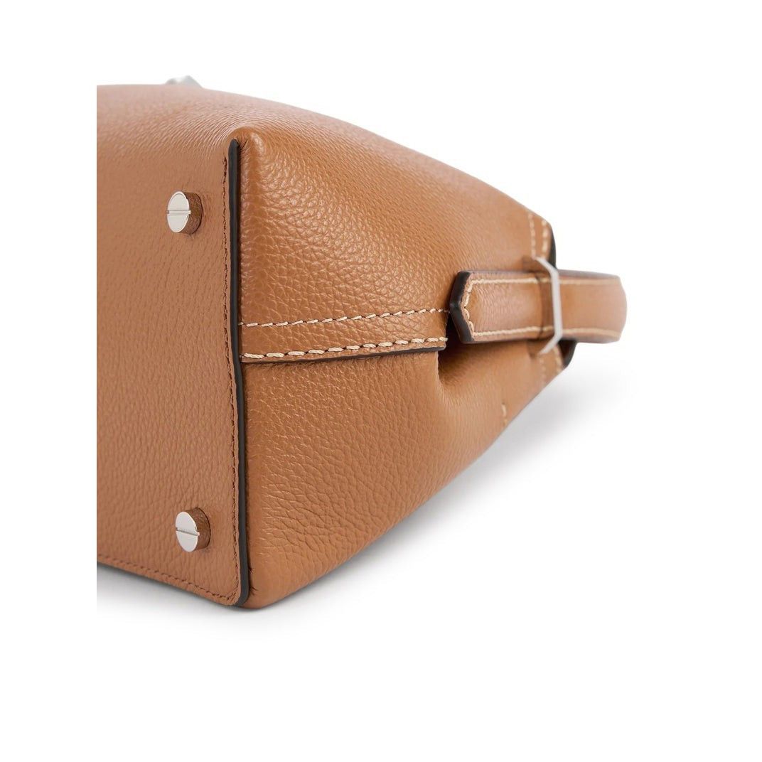 Toteme TOTEME T-lock Tan Leather Top Handle Bag New & Authentic Size ONE SIZE - 4 Thumbnail