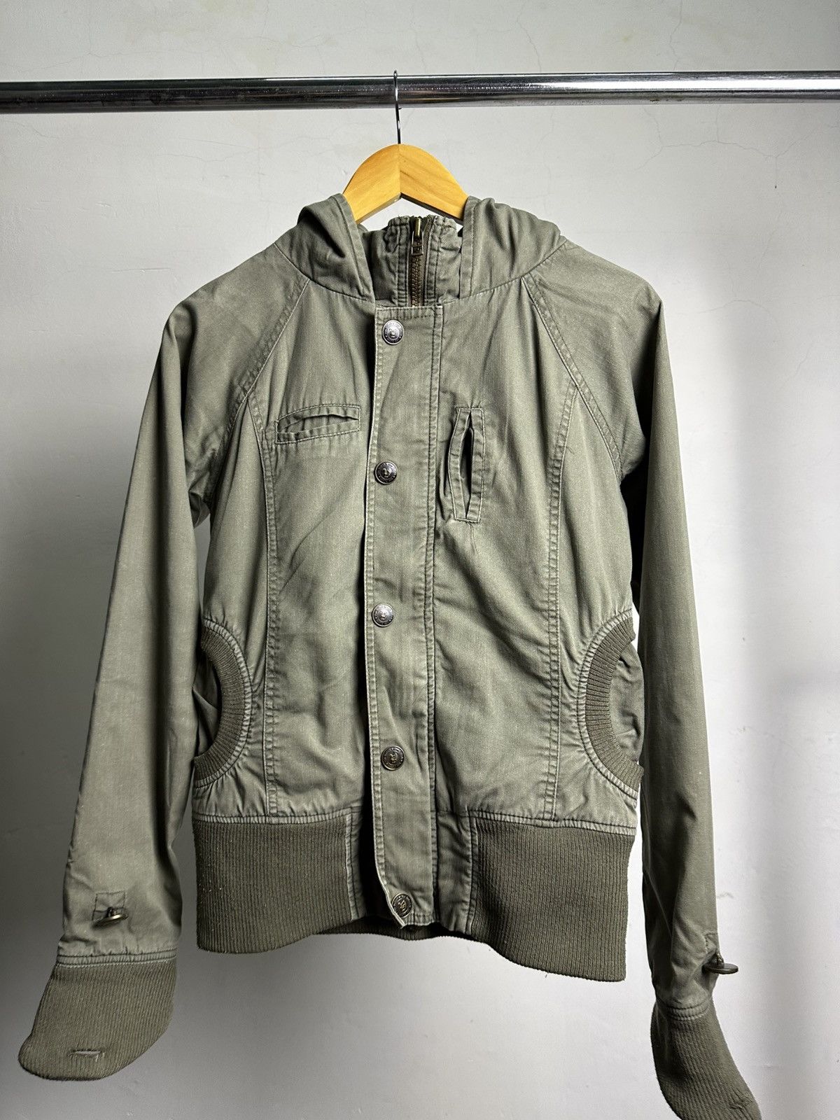Von Dutch Hoodie Military Jacket