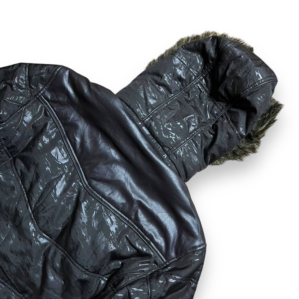 If Six Was Nine 🇯🇵 AIRWALK PUFFER DOWN FUR JACKET LGB STYLE Size US M / EU 48-50 / 2 - 14 Thumbnail