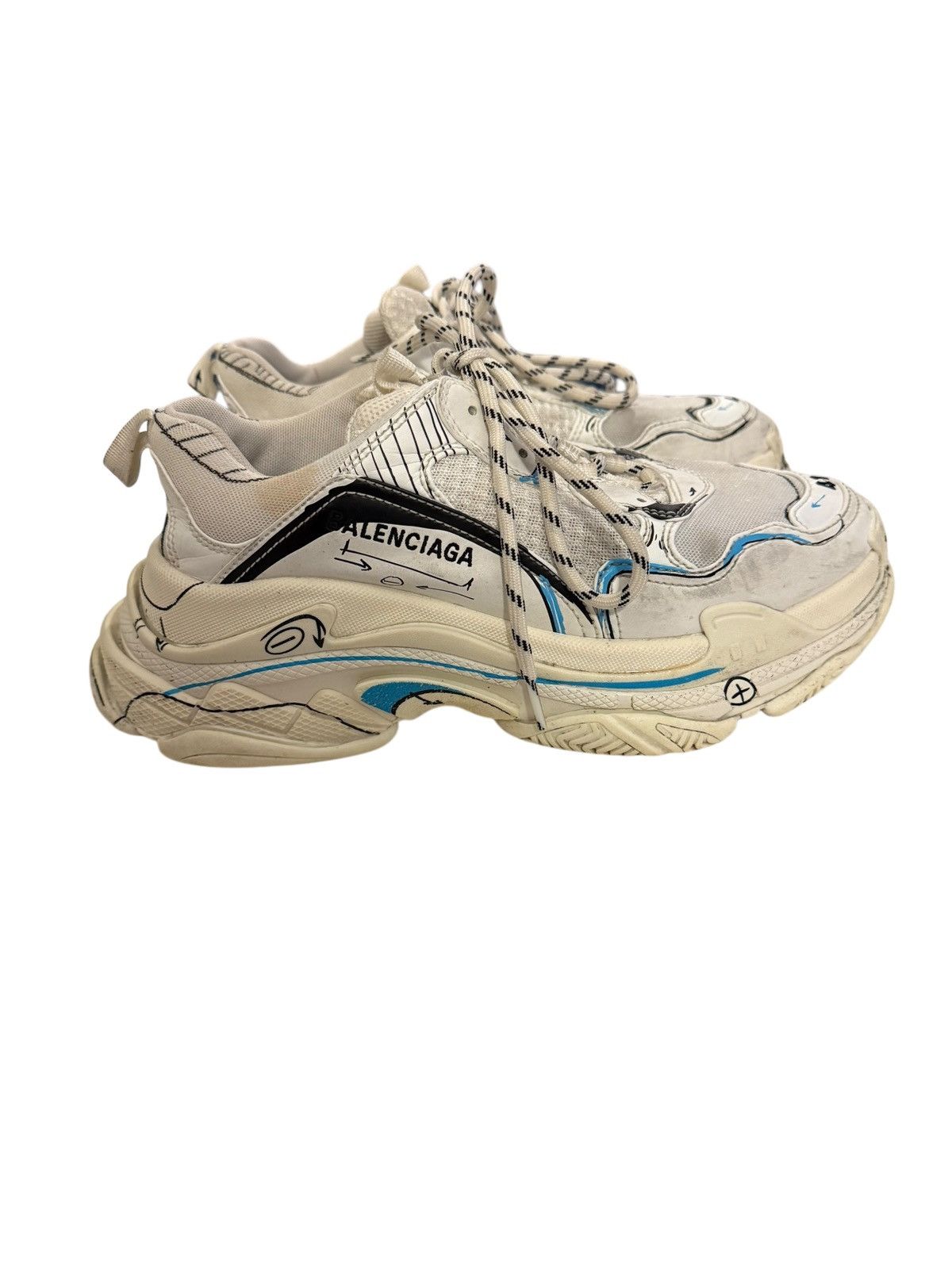 Balenciaga Balenciaga Triple S Sketch Size US 8 / EU 41 - 5 Thumbnail