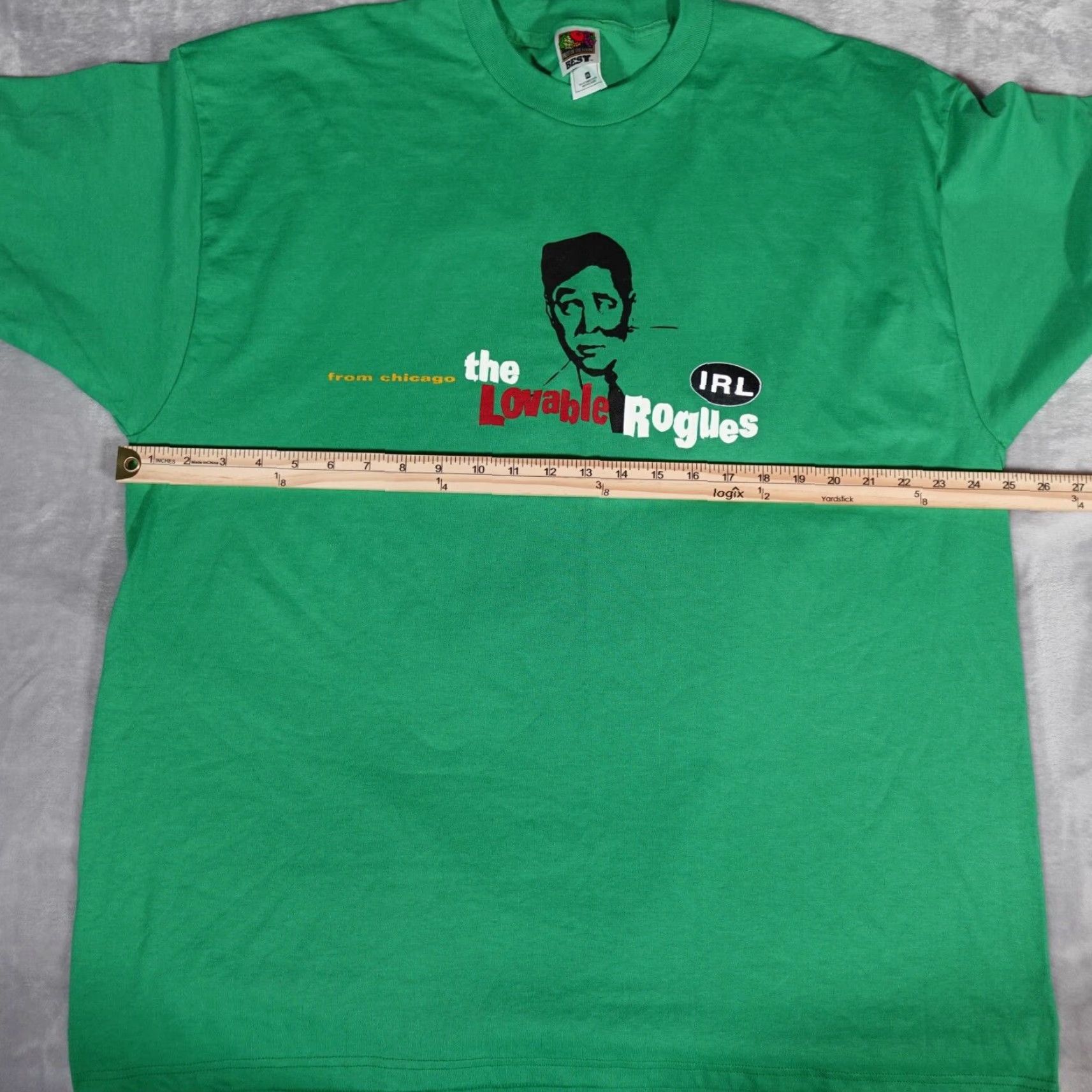 Vintage VINTAGE Music Band T-Shirt Mens 2XL Short Sleeve Green Cotton 2000s Logo Graphic Print Size US XXL / EU 58 / 5 - 5 Thumbnail