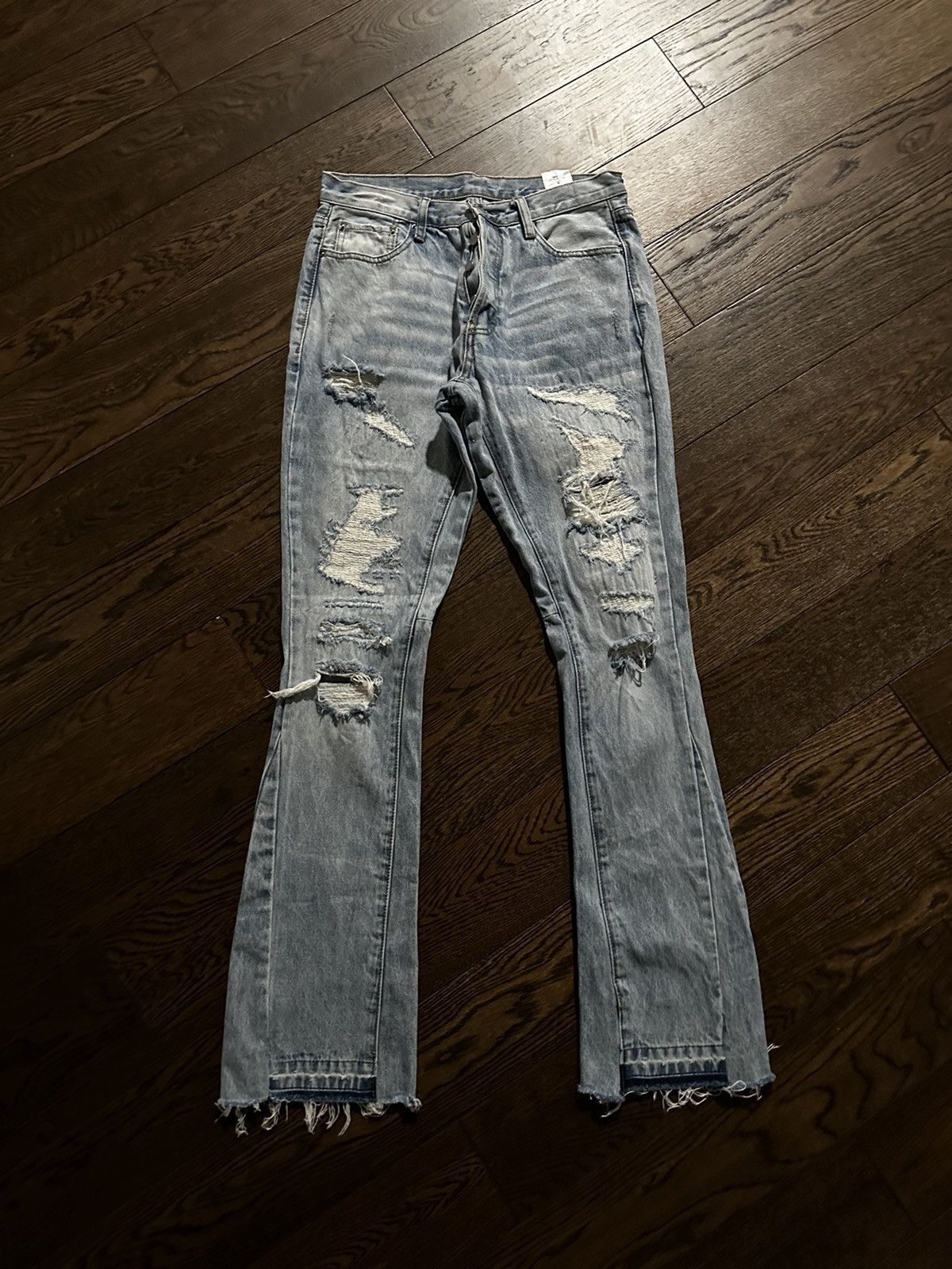 Other Flared Distressed Denim Size US 30 / EU 46 - 1 Thumbnail