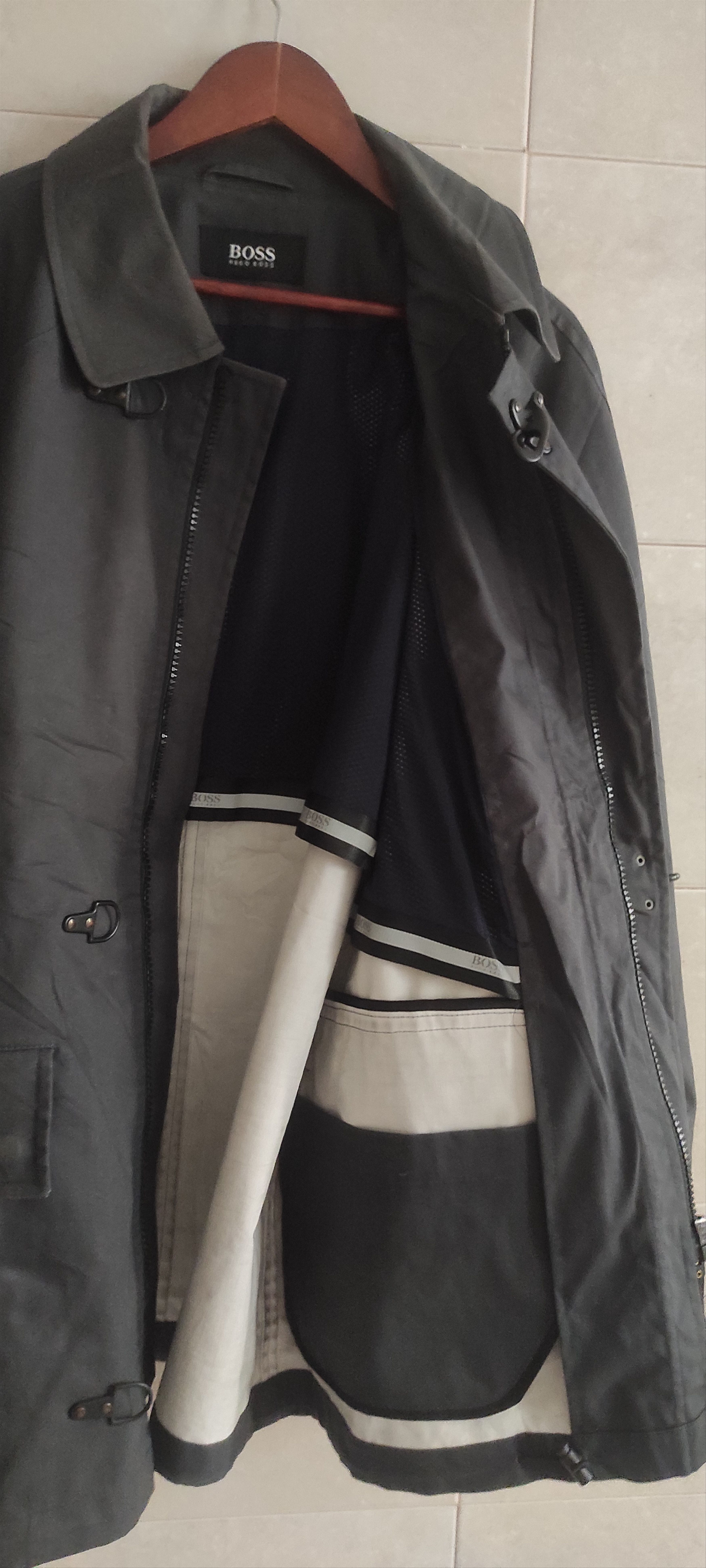 Hugo × Hugo Boss × Vintage Hugo Boss Waterproof Canvas Catcher Parka Jacket 2000s Size US XL / EU 56 / 4 - 10 Thumbnail