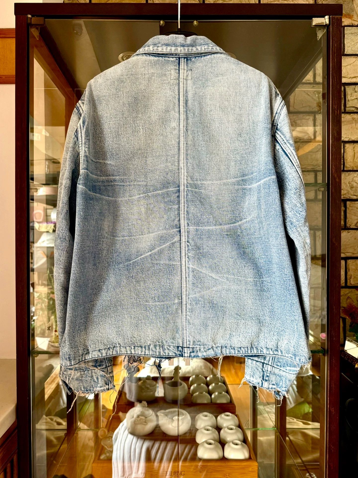 Saint Laurent Paris Saint Laurent 20FW Runway Style Ripped Denim Jacket Size US M / EU 48-50 / 2 - 2 Thumbnail