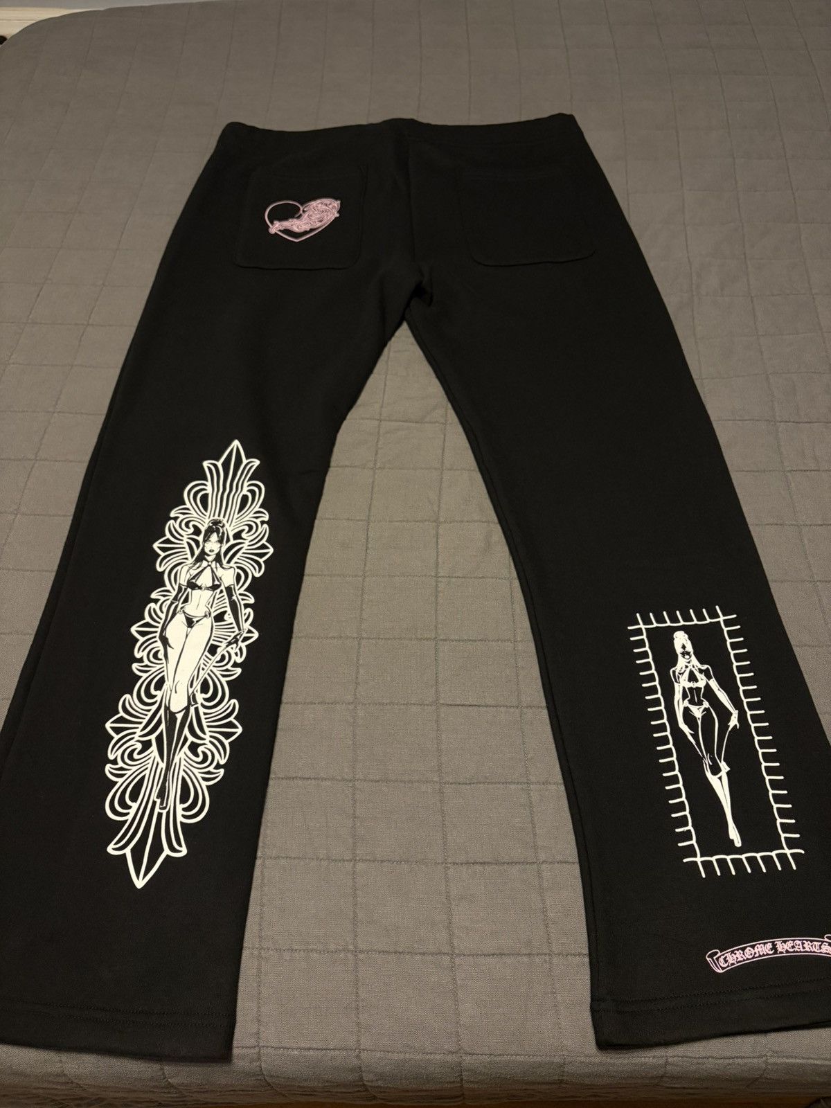 Chrome Hearts Chrome Hearts Deadly Doll Sweatpants Size US 34 / EU 50 - 1 Thumbnail