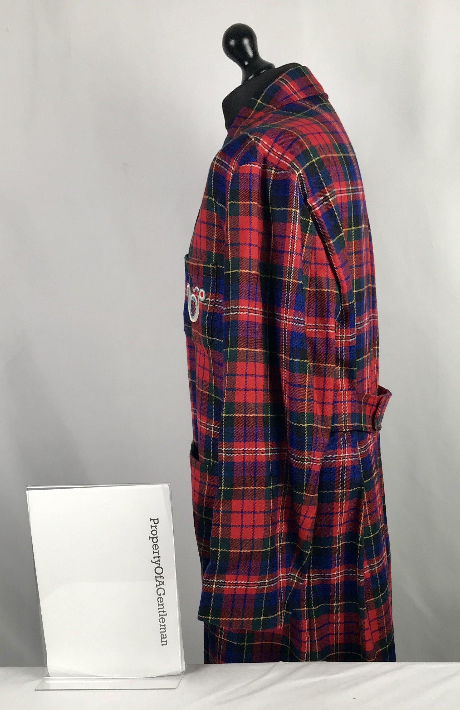 Gucci Lightweight Classic Gucci Tartan Overcoat Size US M / EU 48-50 / 2 - 9 Thumbnail