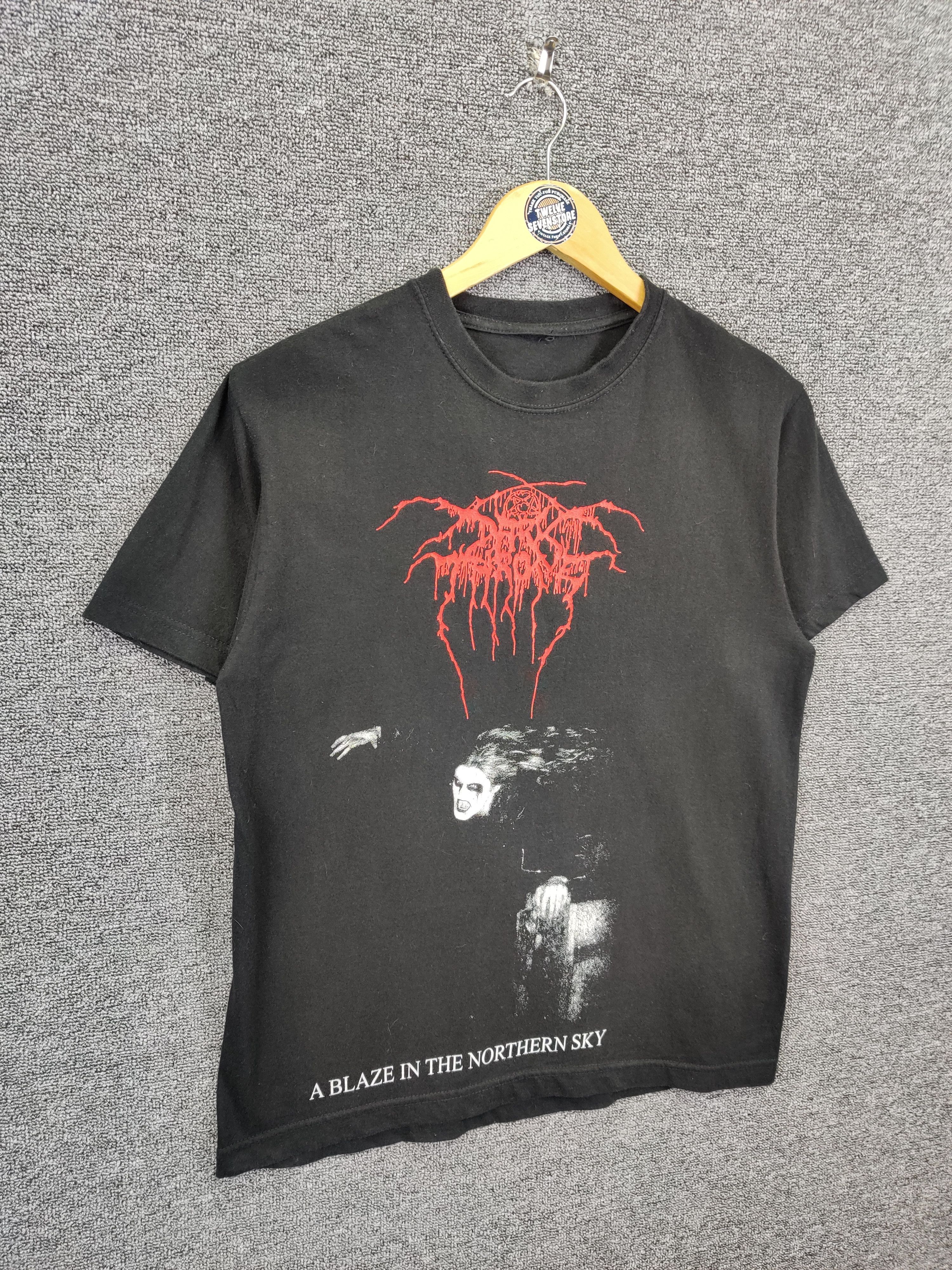 Band Tees Darkthrone Blazer In The Northen Sky Black Metal Tee Tshirt Size US S / EU 44-46 / 1 - 5 Thumbnail
