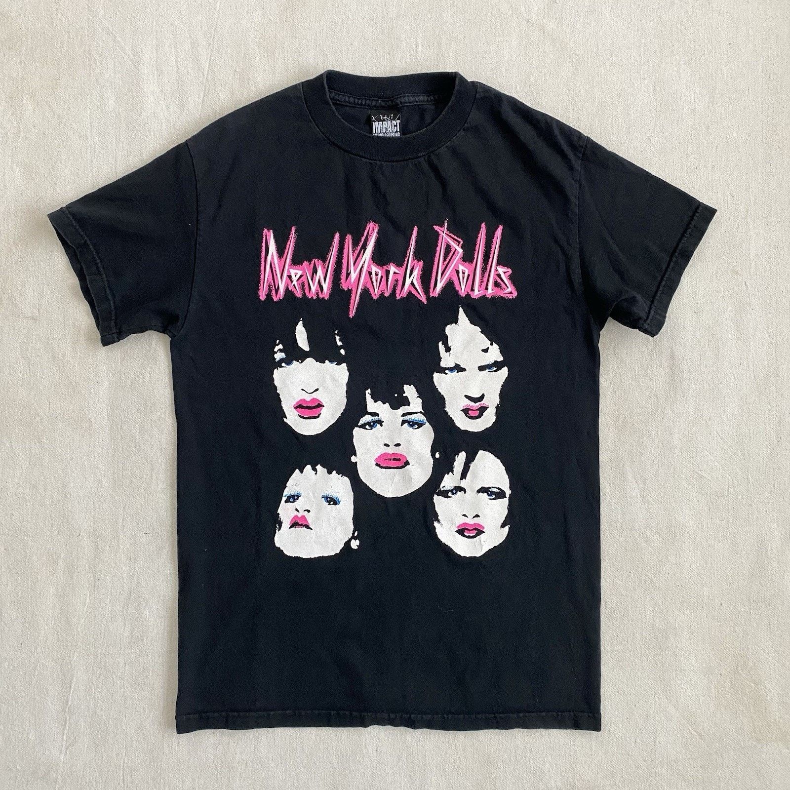 Band Tees × Vintage 2000s New York Dolls T Shirt Black Band Too Much Too Soon Size US S / EU 44-46 / 1 - 1 Thumbnail