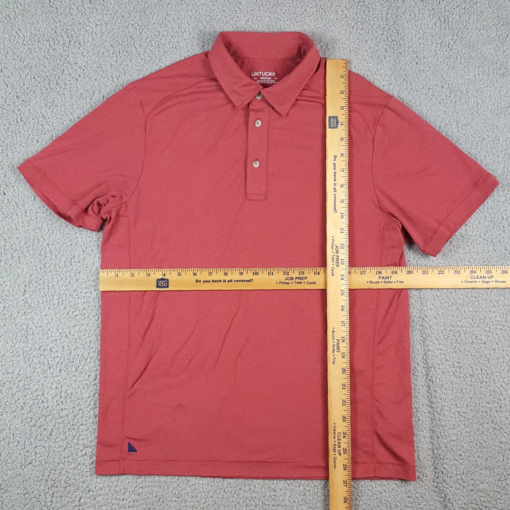 UNTUCKit UNTUCKit Polo Men's Stretch Polyester Golf Collared Shirt Size Medium Athletic Shirt Size US M / EU 48-50 / 2 - 5 Thumbnail
