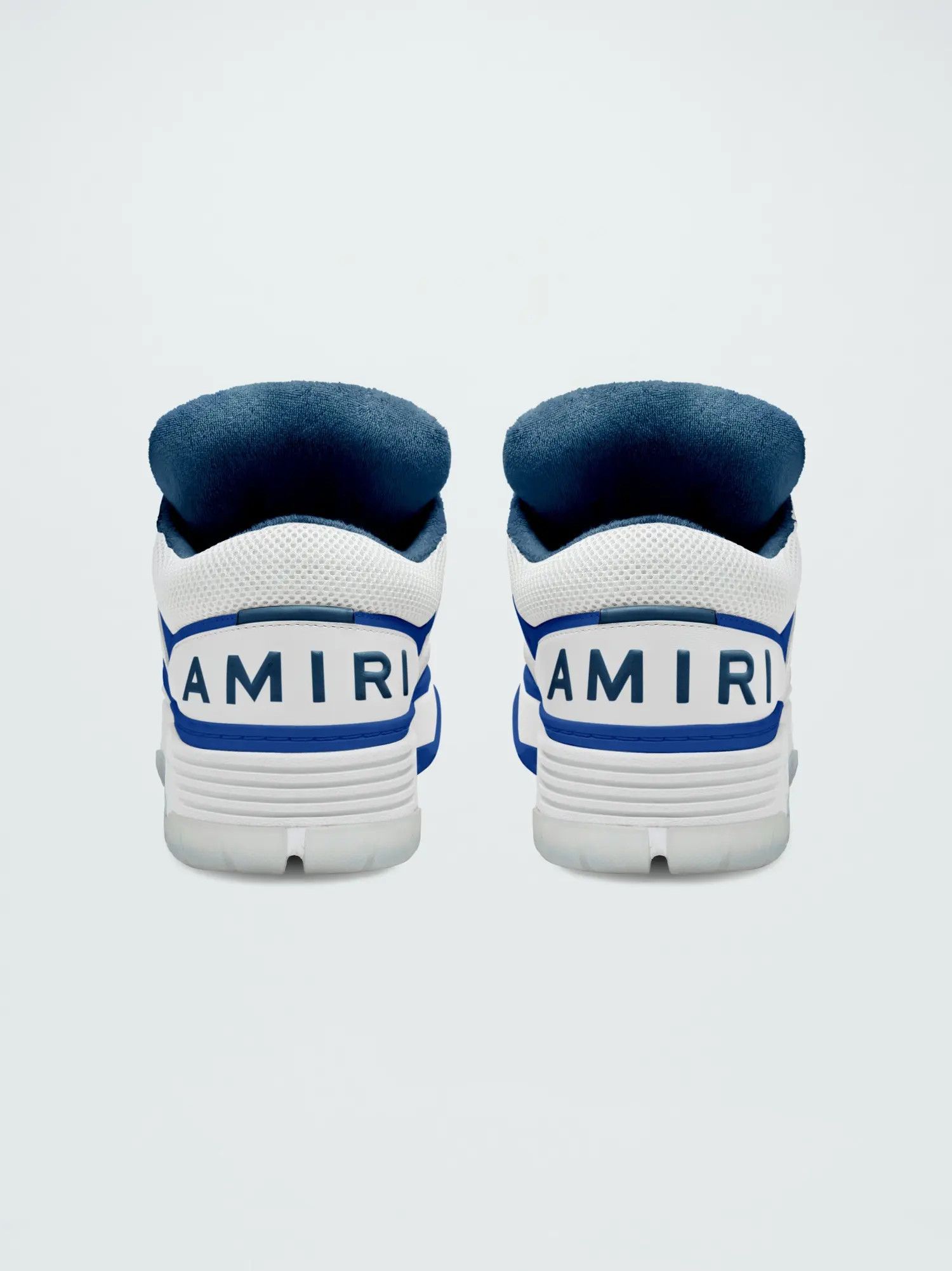 Amiri o1s1wg111125 MA-1 Low-Top Sneakers in White/Blue Size US 10 / EU 43 - 4 Thumbnail