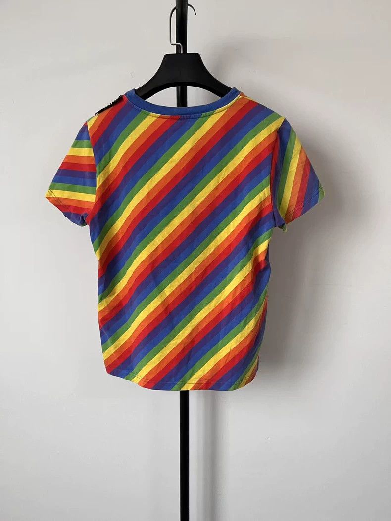 Balenciaga Balenciaga Color striped shoulder letter short sleeve T-sh Size US L / EU 52-54 / 3 - 2 Thumbnail