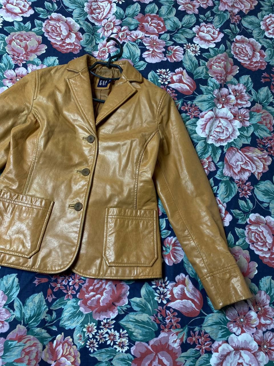 Gap VINTAGE GAP AVANT-GARDE LEATHER Y2K JACKET Size XS / US 0-2 / IT 36-38 - 6 Thumbnail