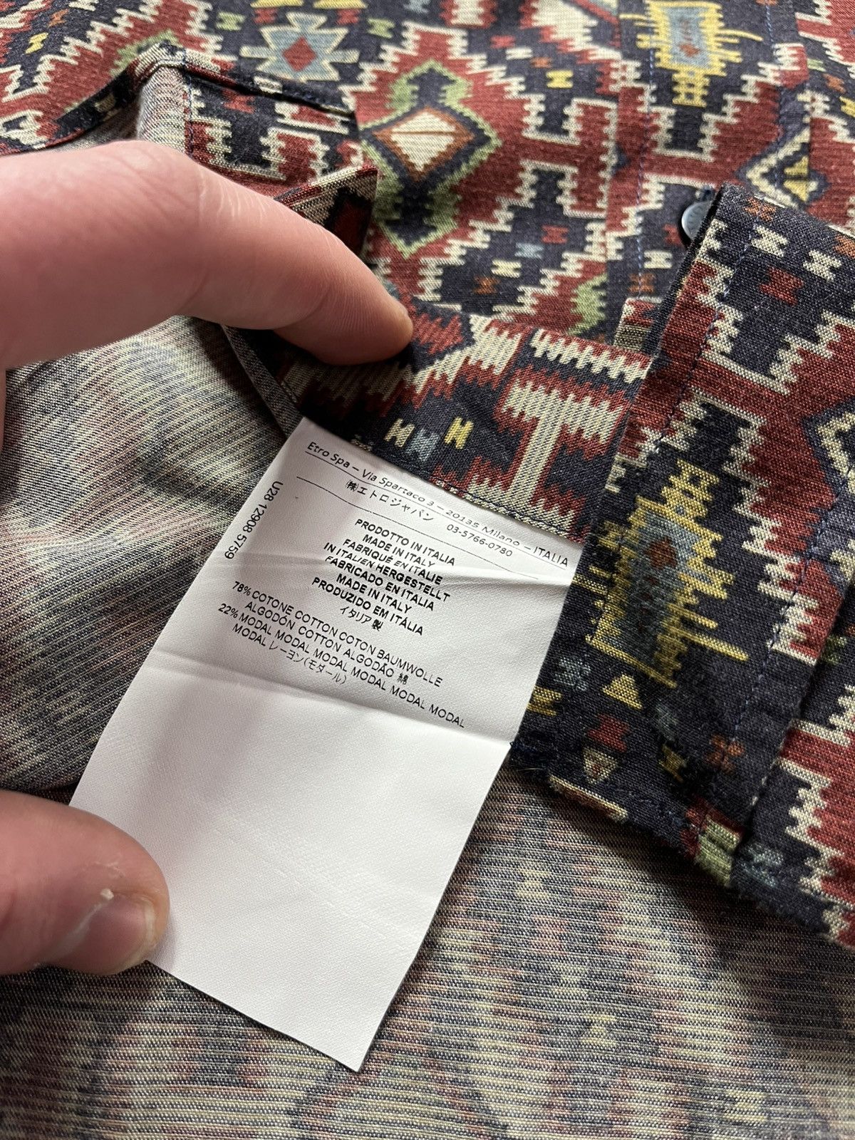 Etro Etro printed shirts button up Size US XL / EU 56 / 4 - 11 Thumbnail