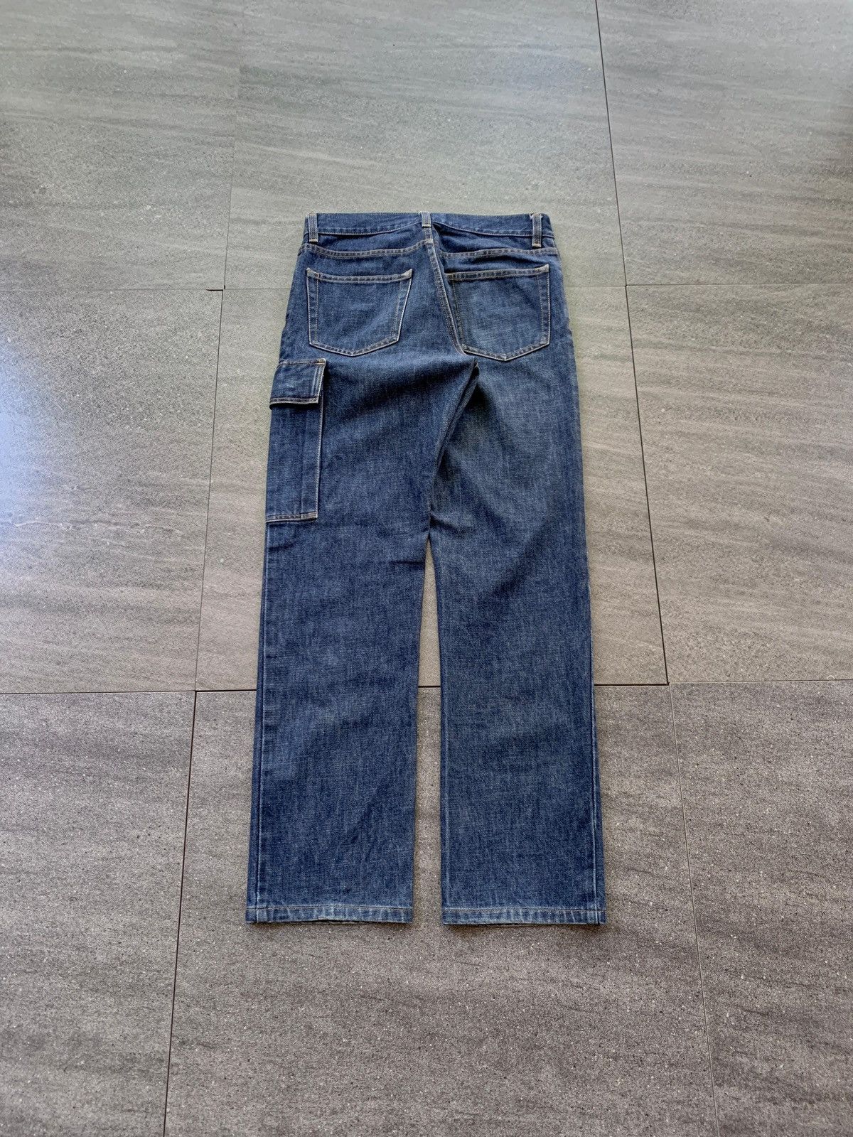 Helmut Lang FREE TAX! 2000s Cargo Denim Jeans Size US 30 / EU 46 - 4 Thumbnail