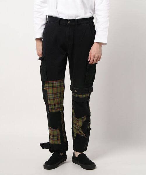 If Six Was Nine Maison Emerald Loose Washead Stitching Denim Pants Size US 36 / EU 52 - 10 Thumbnail