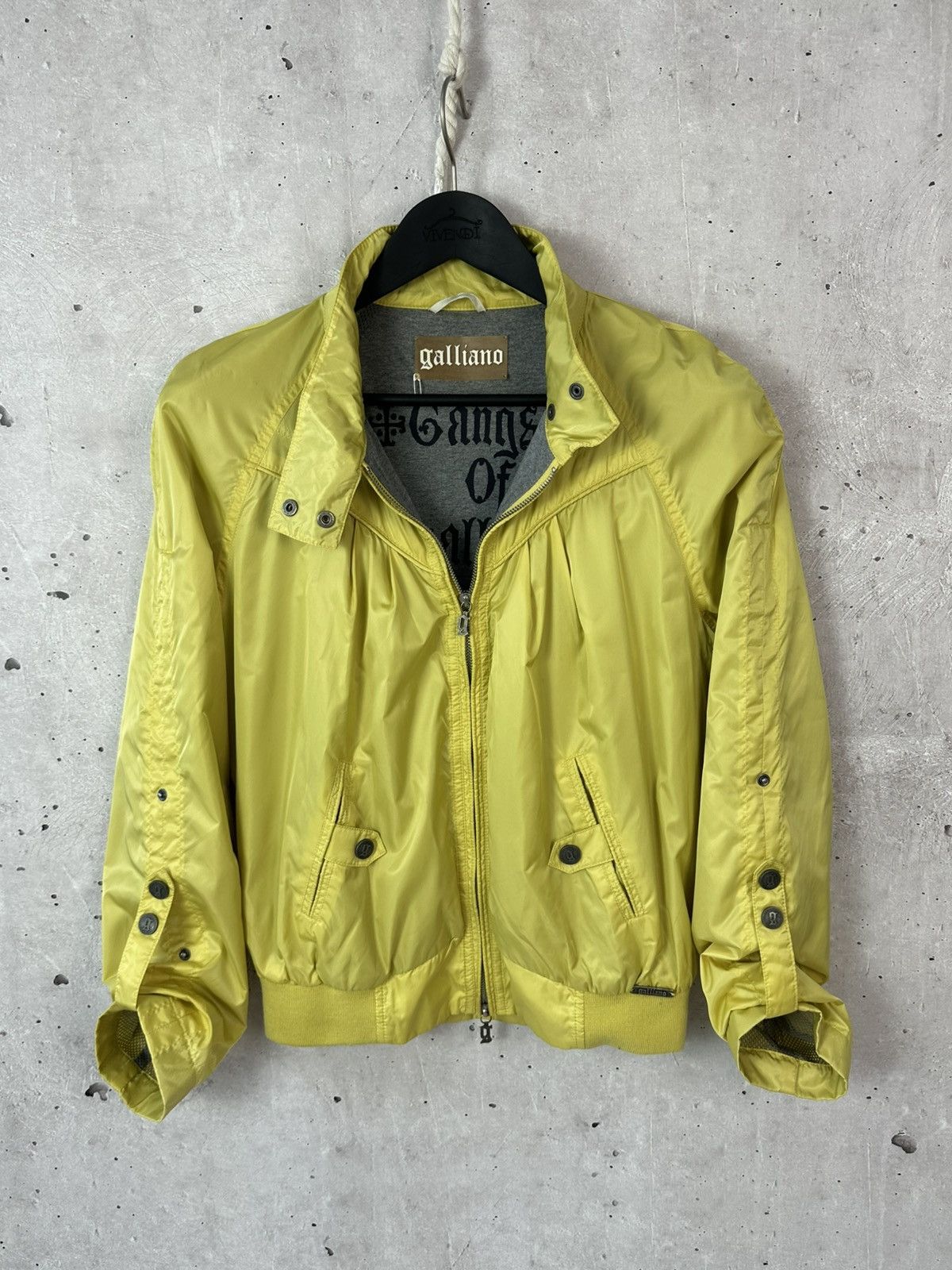 John Galliano John Galliano Vintage Yellow Gangs of Galliano Womens Jacket Size M / US 6-8 / IT 42-44 - 2 Thumbnail