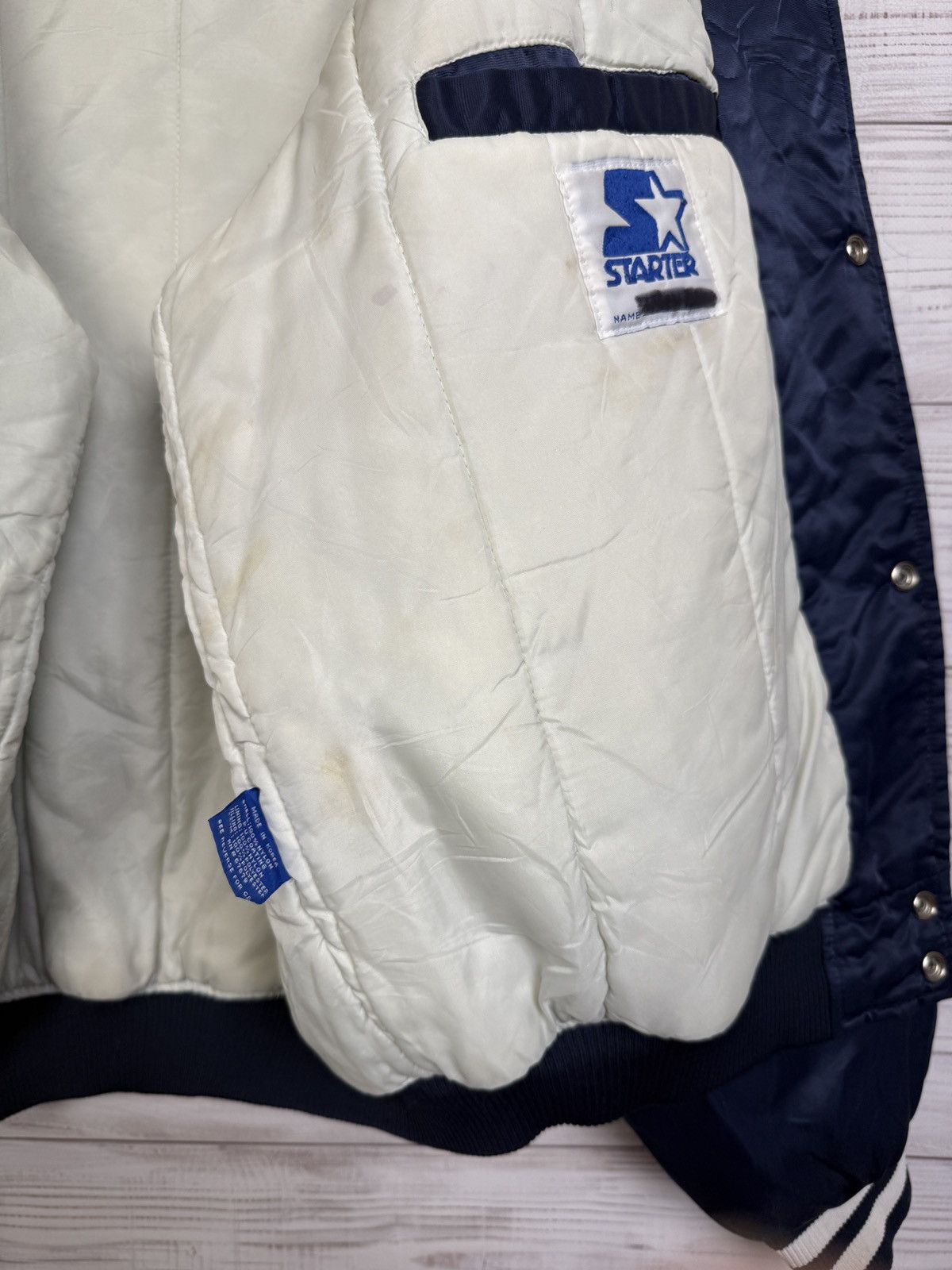New York Yankees Vintage Starter New York Yankees MLB Jacket Size US XL / EU 56 / 4 - 18 Thumbnail