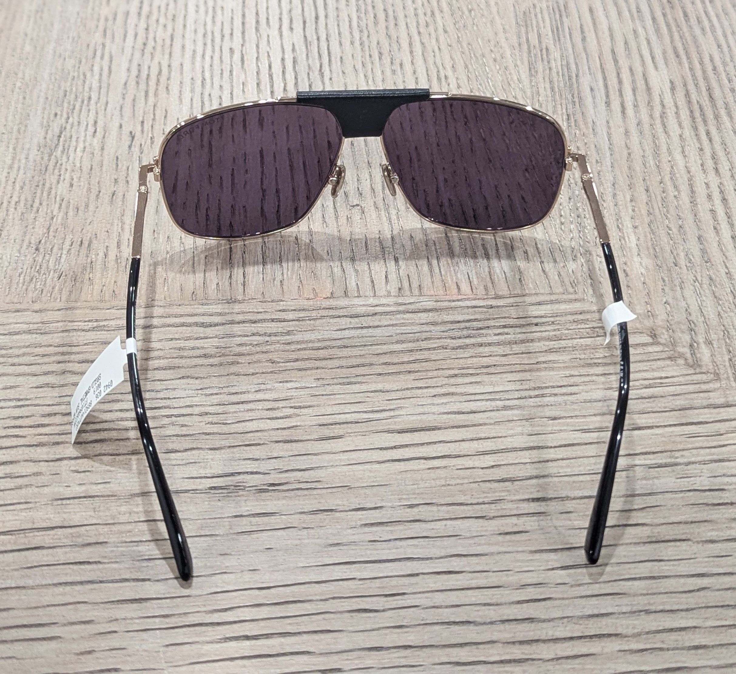 Tom Ford TOM FORD 62mm Navigator Sunglasses Gold/Smoke Size ONE SIZE - 4 Thumbnail