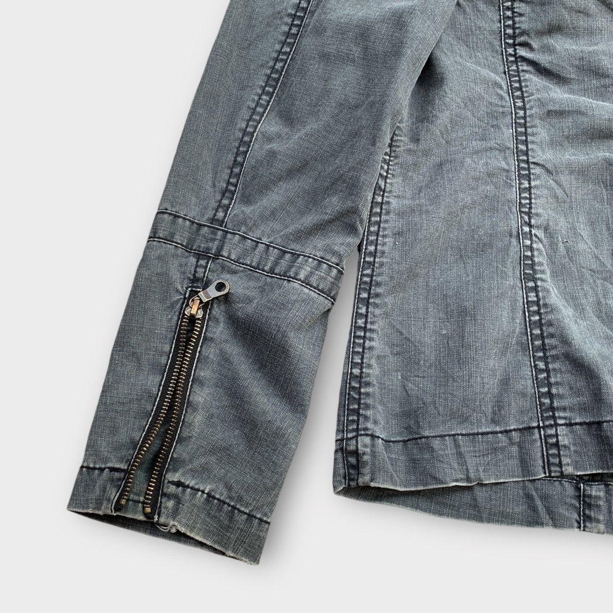 Morgan Homme × Other Morgan Homme Denim MultiPocket Utility Zipper Jacket Size M / US 6-8 / IT 42-44 - 8 Thumbnail