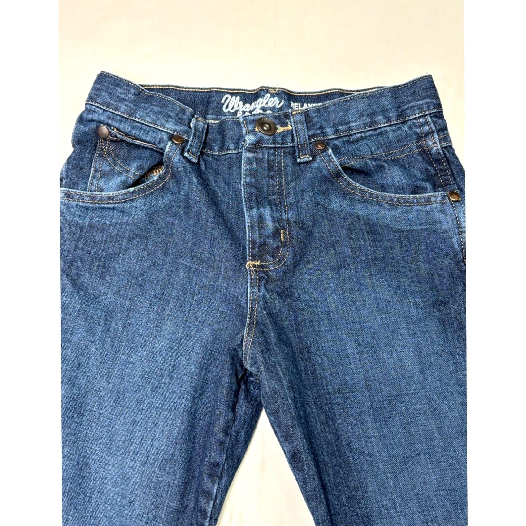 Wrangler VINTAGE Wrangler Jeans Relaxed Straight Womens Size 12 26x28 Blue Denim Concrete? Size 34" / US 12 / IT 48 - 2 Thumbnail