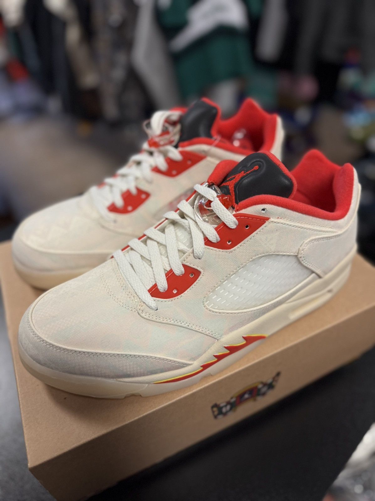 Jordan Brand × Nike Jordan 5 Chinese New Year Size 12 Brand New Size US 12 / EU 45 - 3 Thumbnail