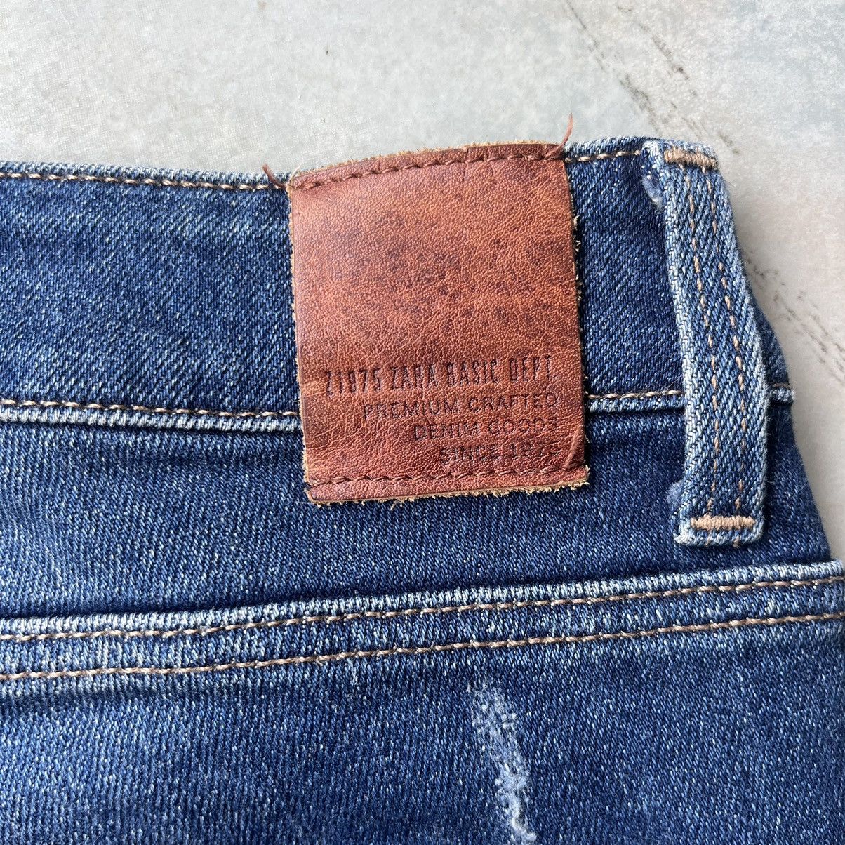 Zara Zara Denim Distressed Ankle Cut Jeans Size US 32 / EU 48 - 11 Thumbnail